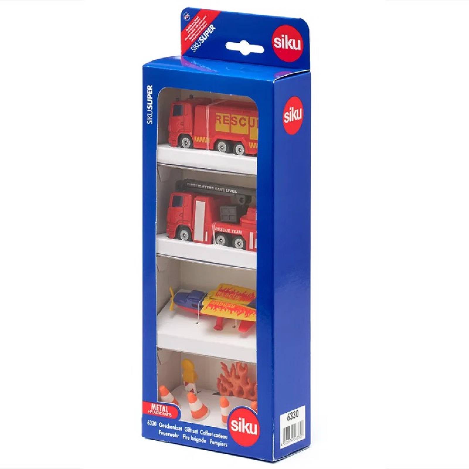 Fire Vehicle Gift Set - 3 x Single Die-Cast Toy Vehicles 6330