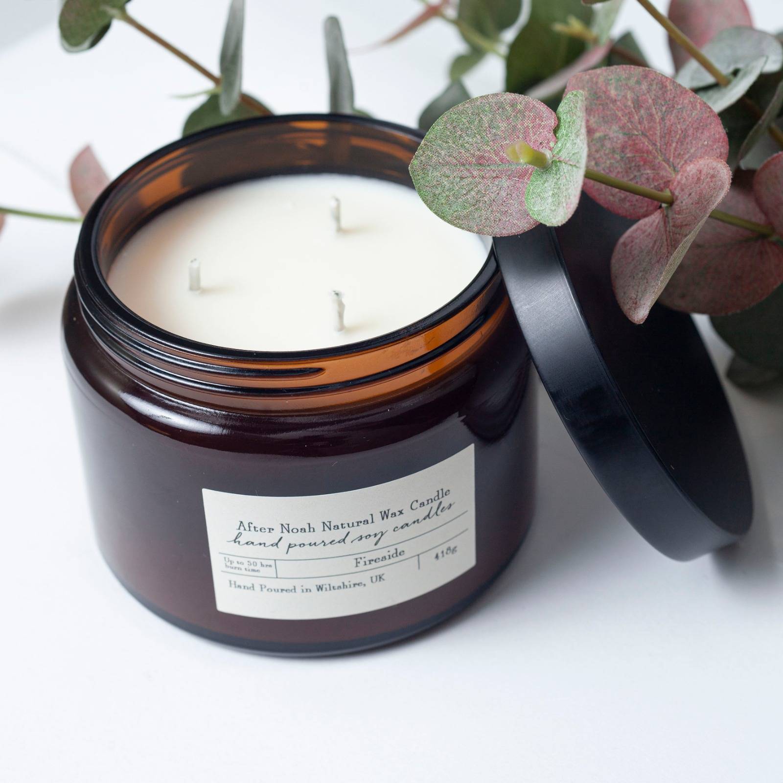 Fireside - Scented Soy Candle In Glass Jar 500ml thumbnails