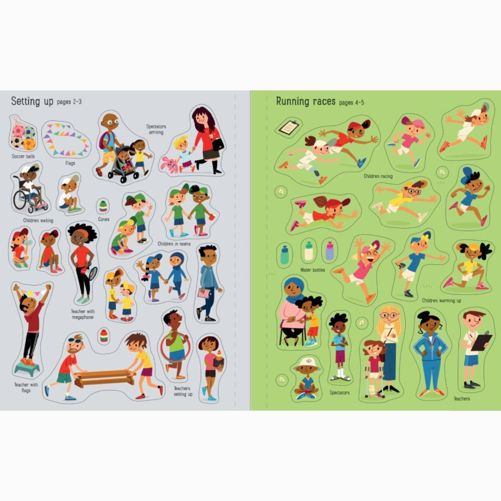 First Sticker Book: Sports Day thumbnails