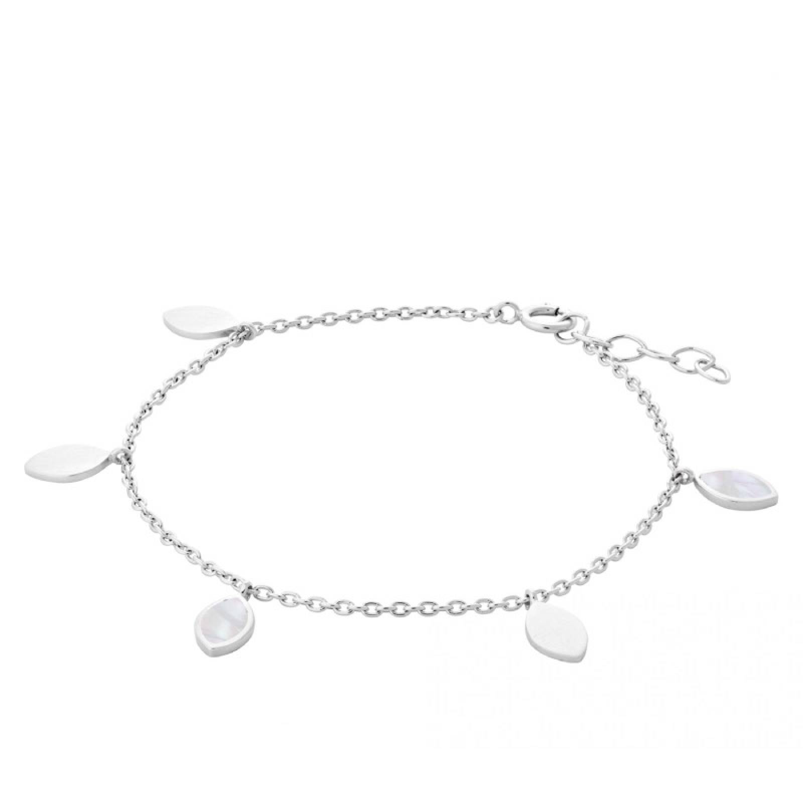 Flake Bracelet In Silver By Pernille Corydon