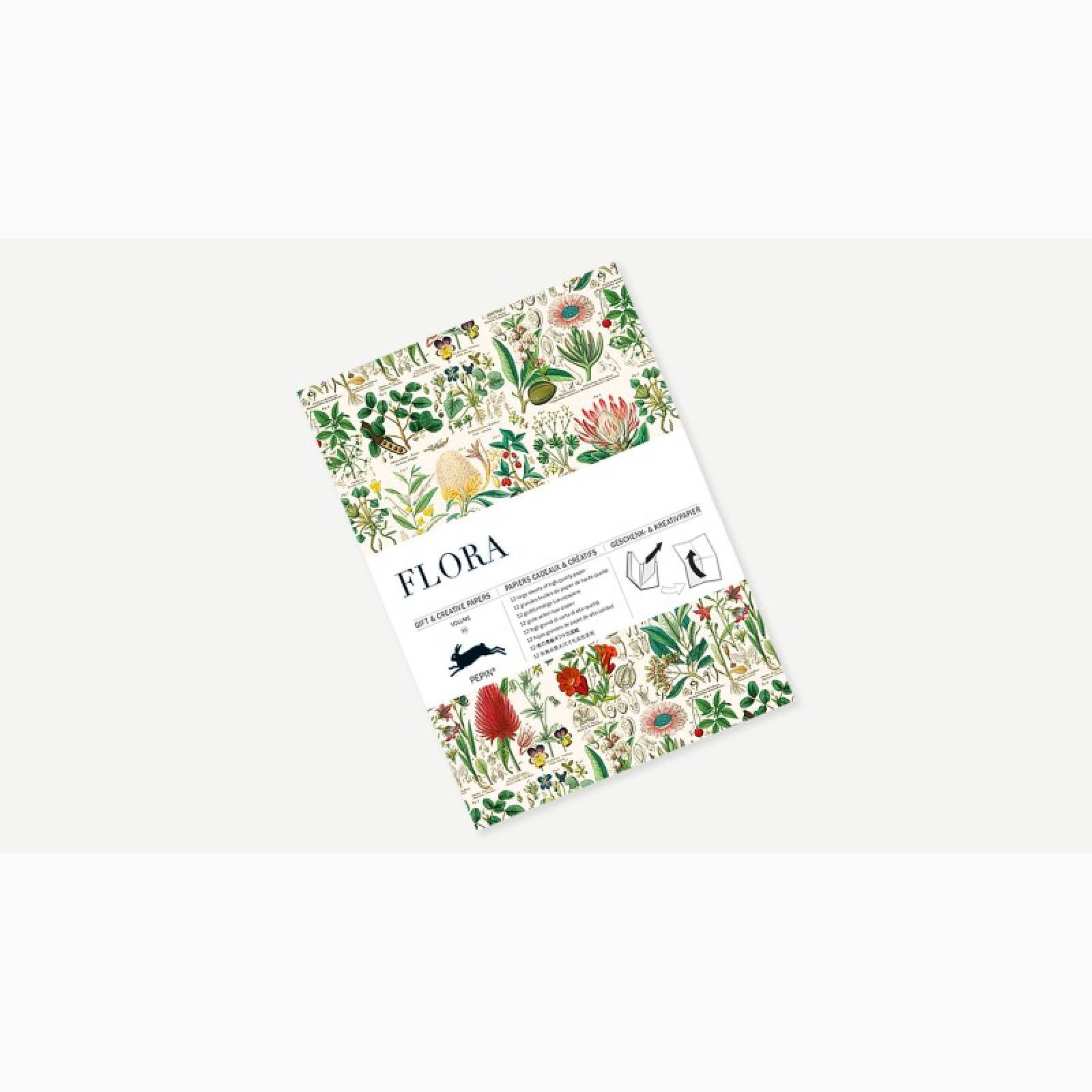 Flora - Pepin Book Of Giftwrap