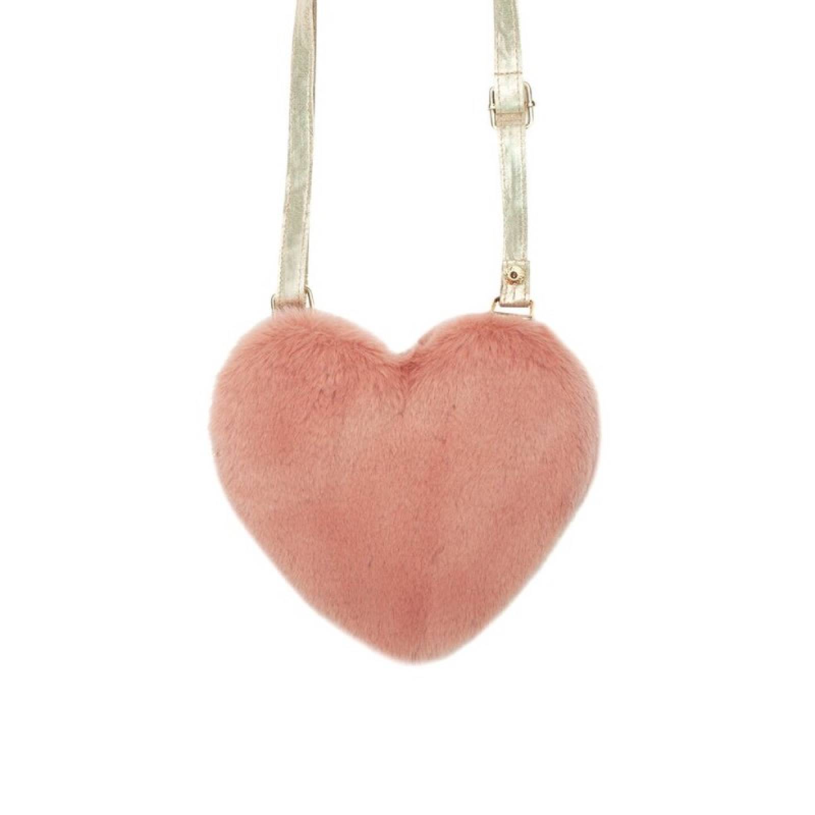 Fluffy Love Heart Bag 3+