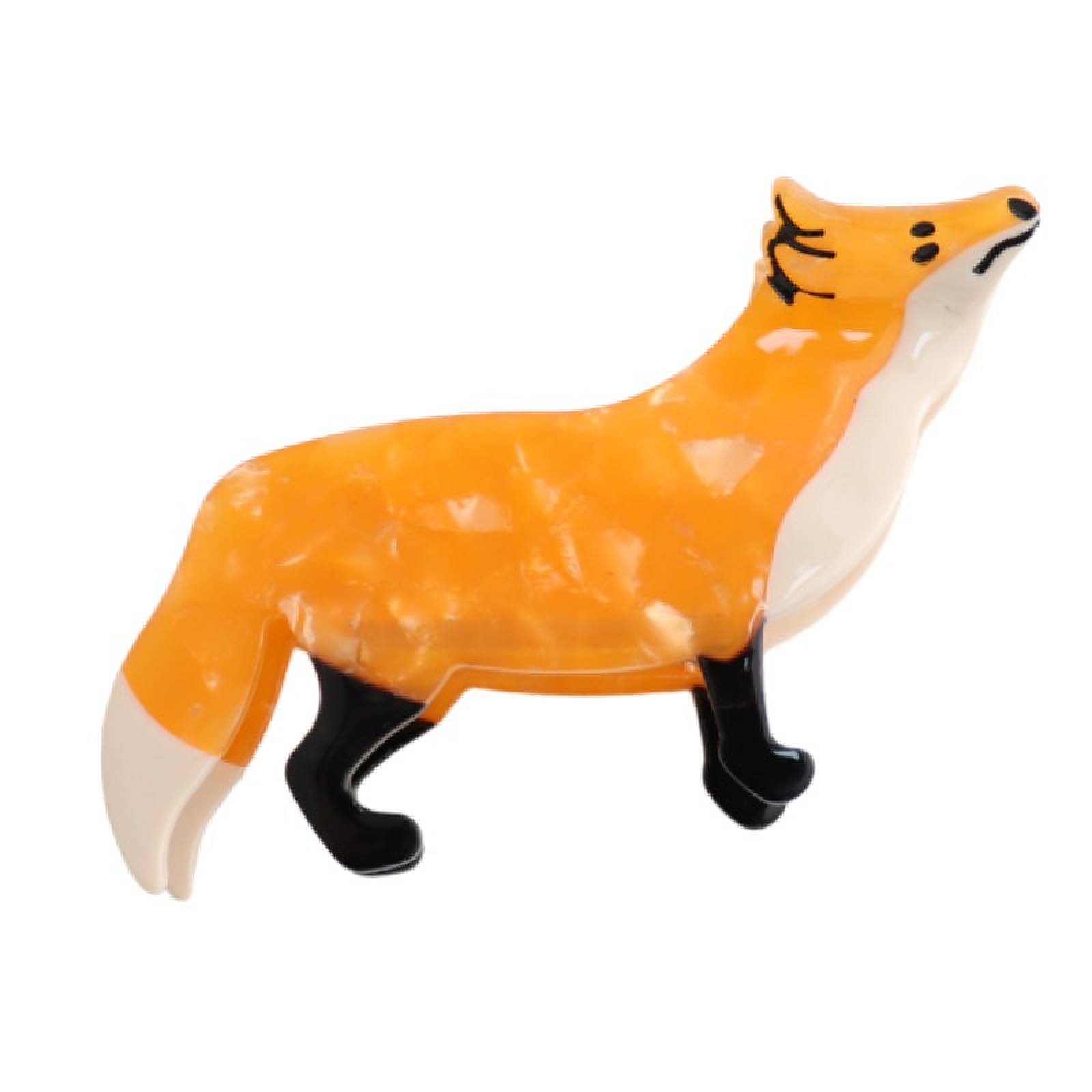 Fox - Large Single Claw Hair Clip