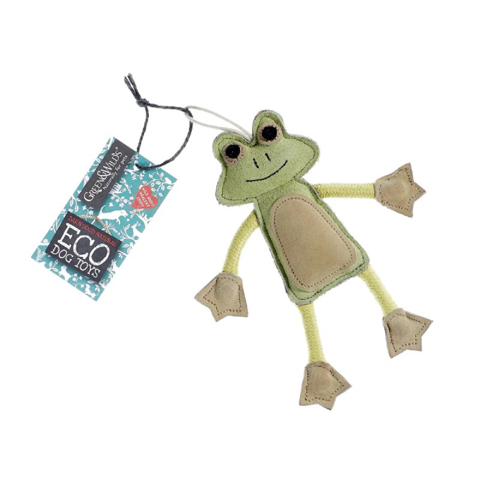 Francois The Frog Eco Dog Toy thumbnails