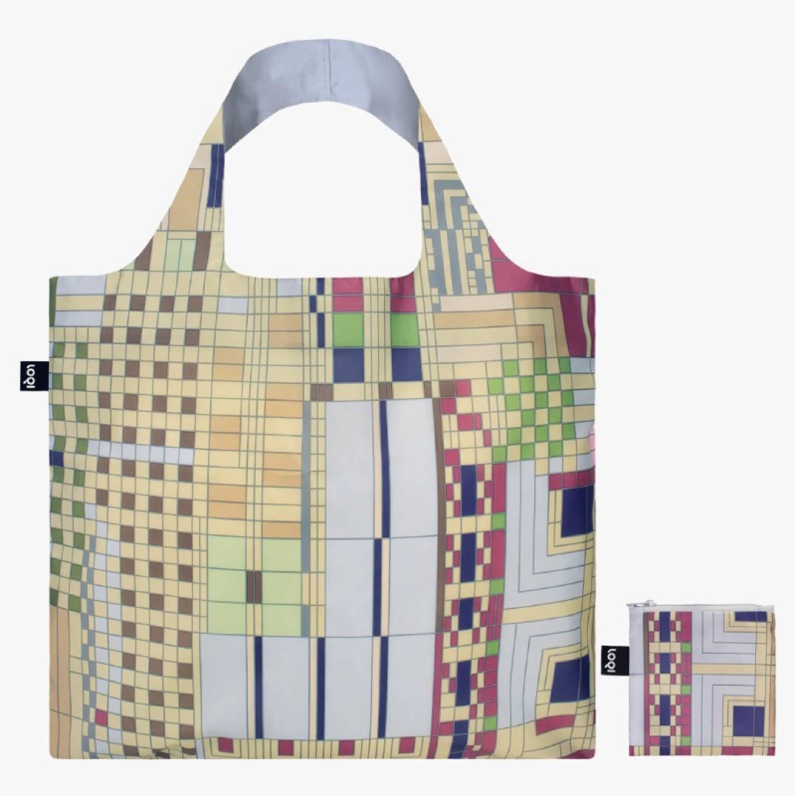 Frank Lloyd Wright Windows - Eco Tote Bag With Pouch thumbnails