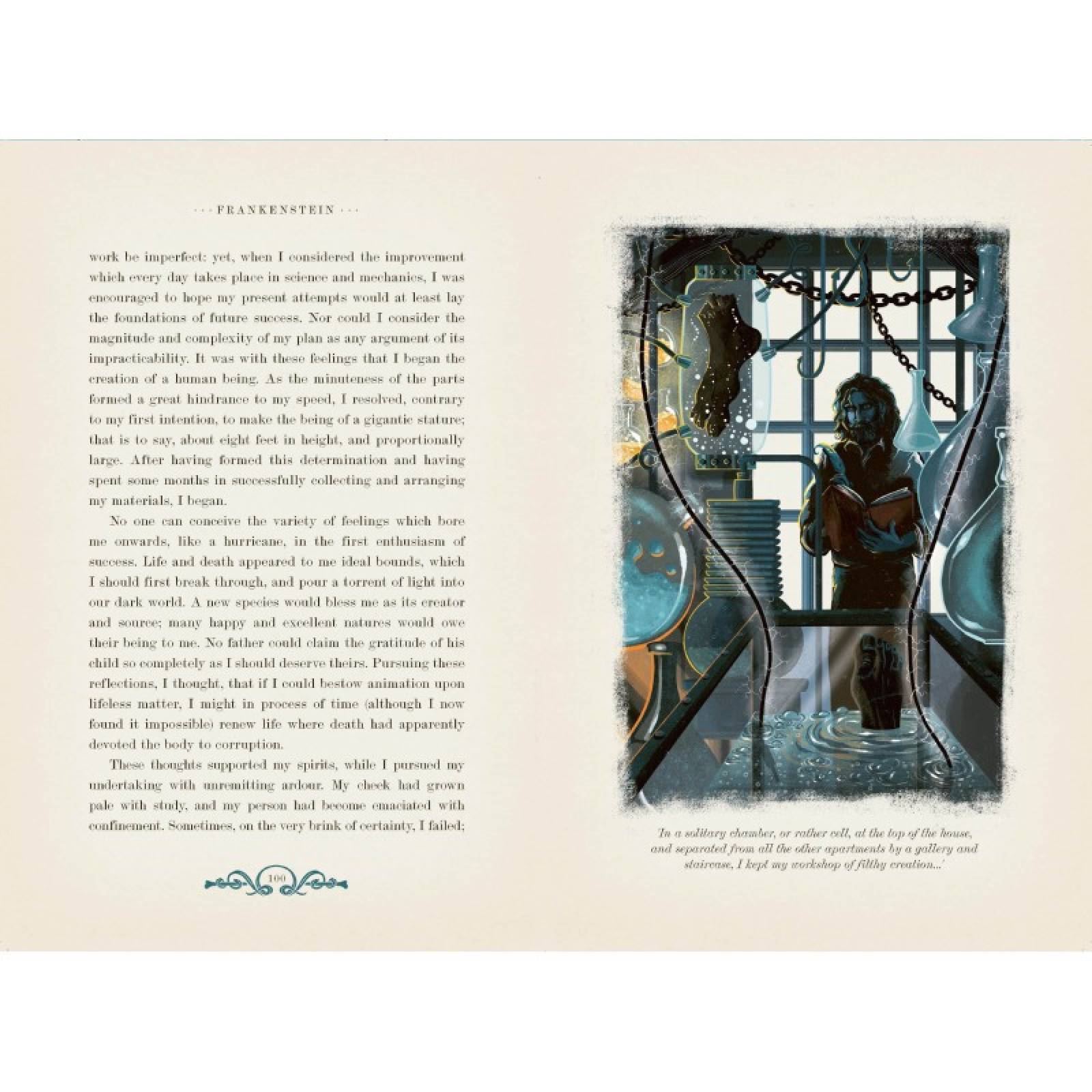 Frankenstein - Minalima Illustrations Hardback Book thumbnails