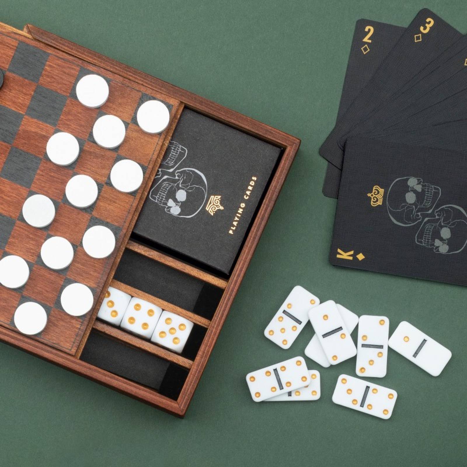 Games Night - Games Set In Wooden Box