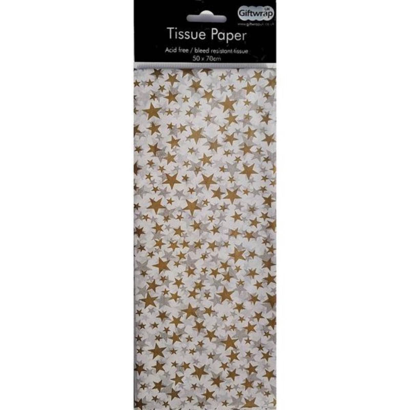 Gold Stars - Pack Of Tissue Paper