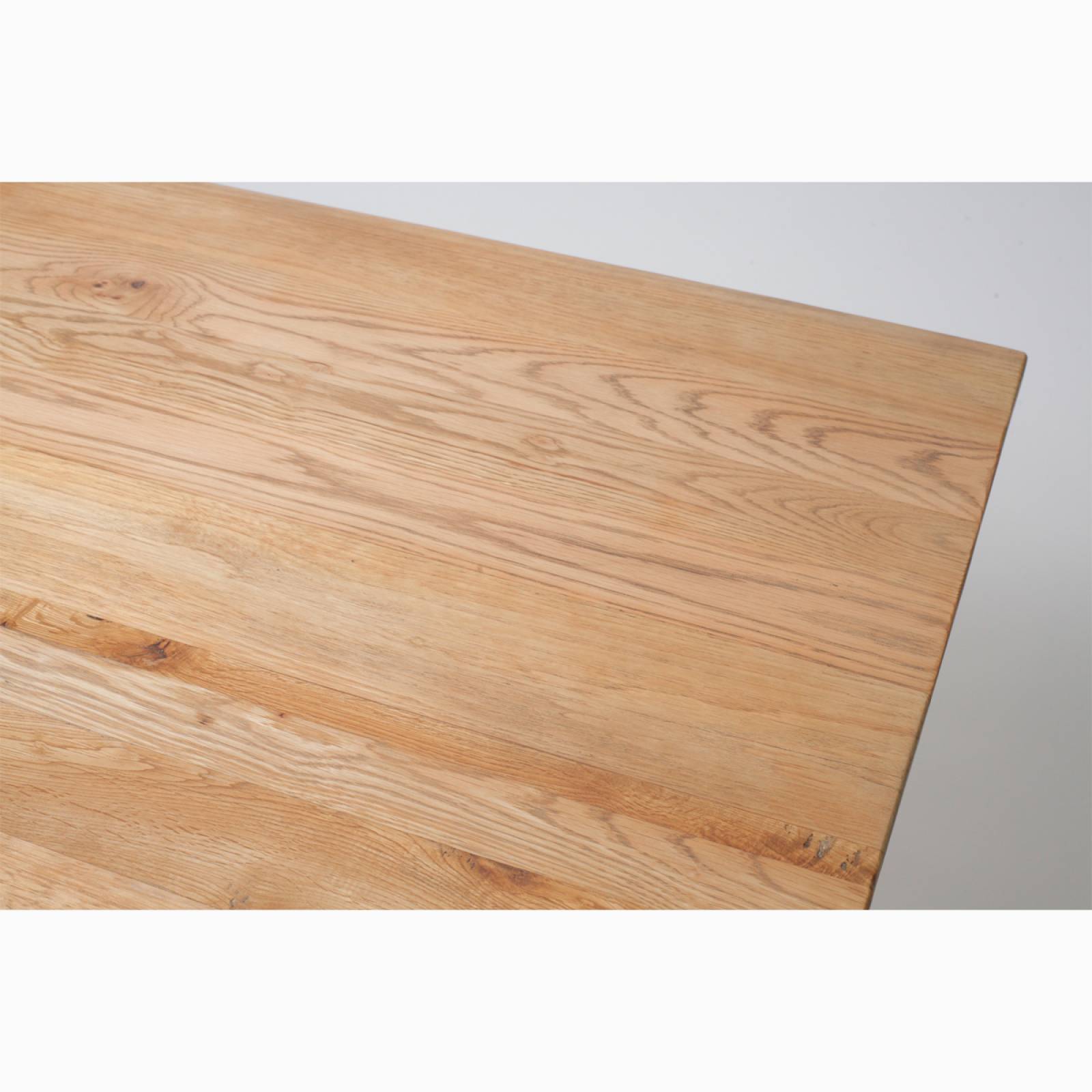 Gotland 1.5m Rectangular Oak Retro Dining Table Splayed Legs thumbnails
