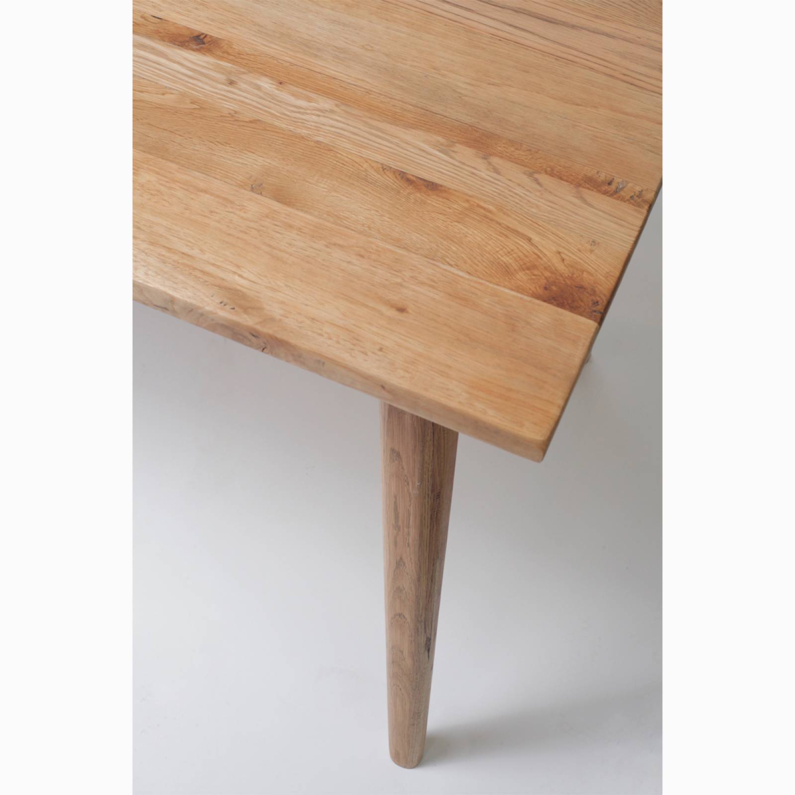 Gotland 1.5m Rectangular Oak Retro Dining Table Splayed Legs thumbnails