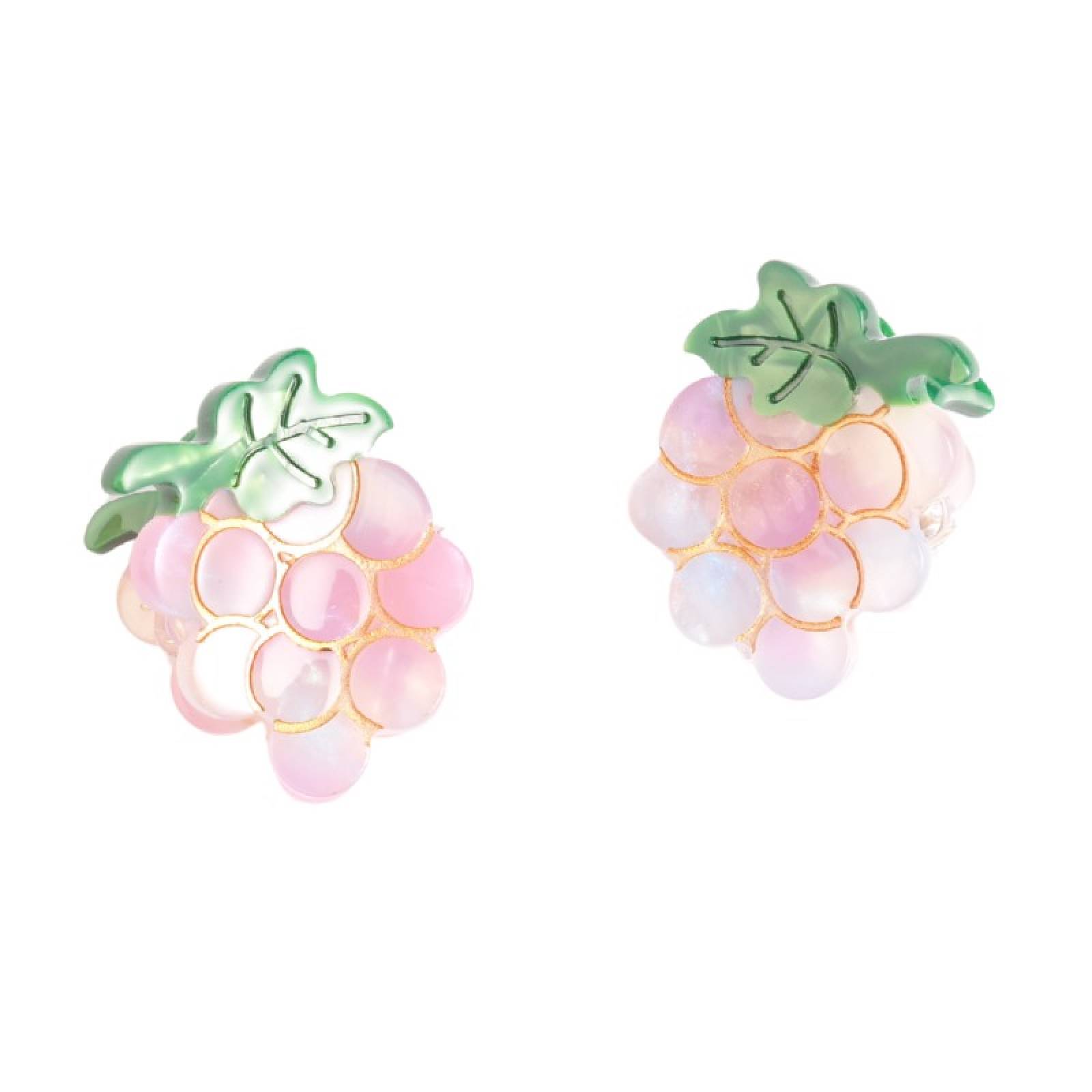 Grapes - Pair Of Claw Hair Clips
