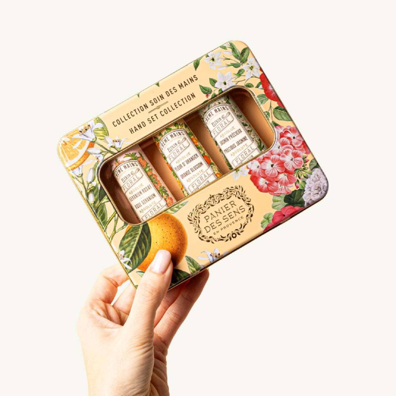 Hand Care Set With Tin - Jasmine, Orange Blossom & Rose thumbnails