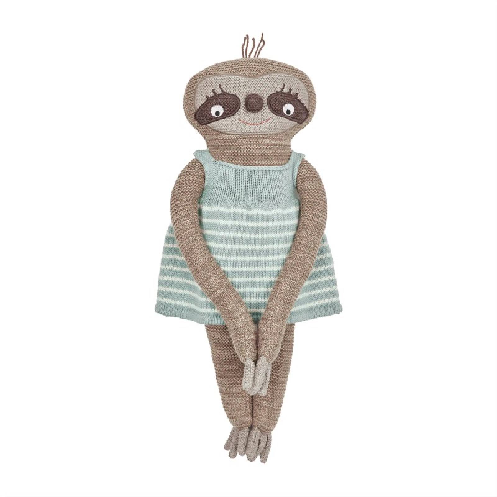 Hanna Sloth Knitted Soft Toy thumbnails