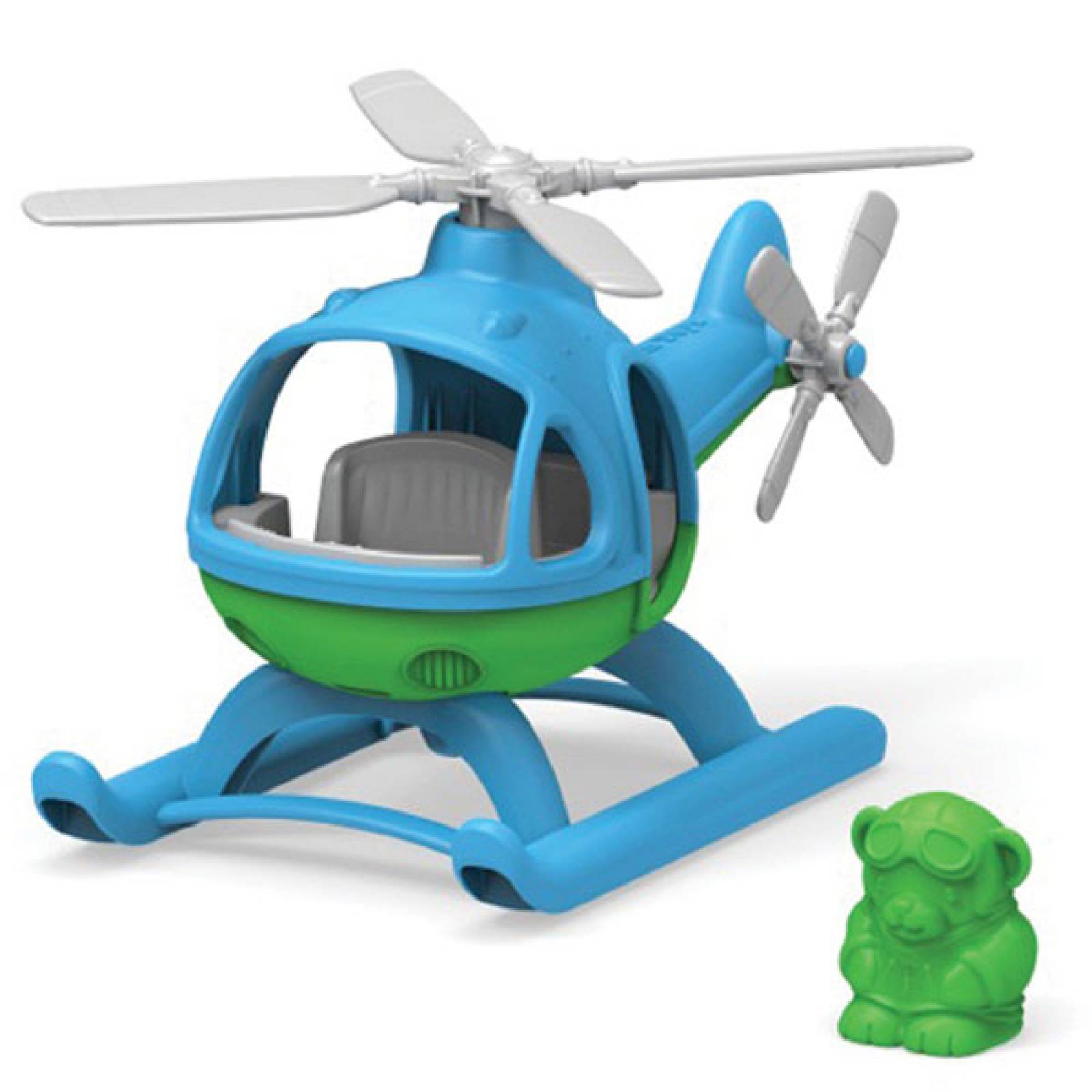 Blue Helicopter By Green Toys - Recycled Plastic 2+