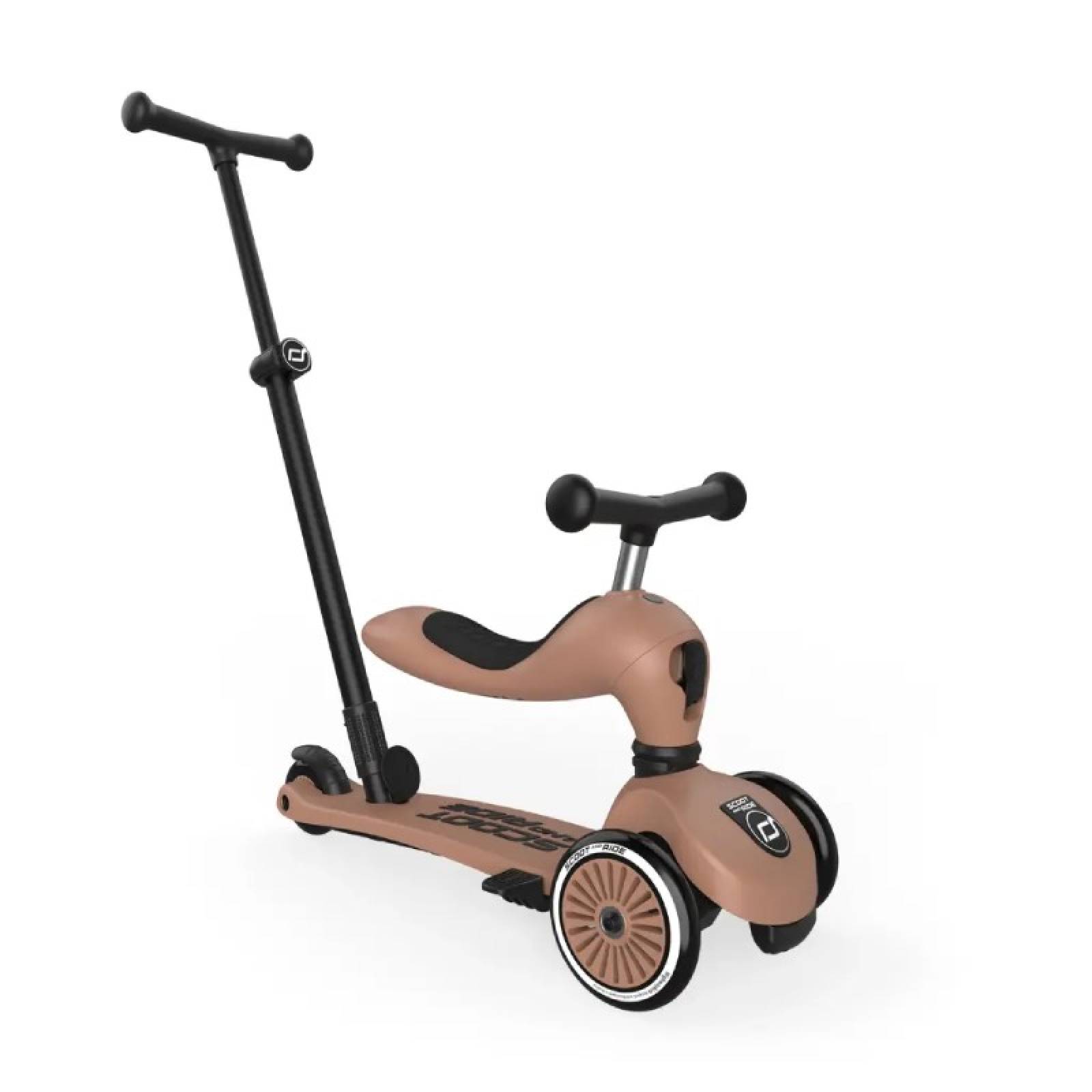 Highwaykick 1 Push and Go Scooter In Mocha 1+
