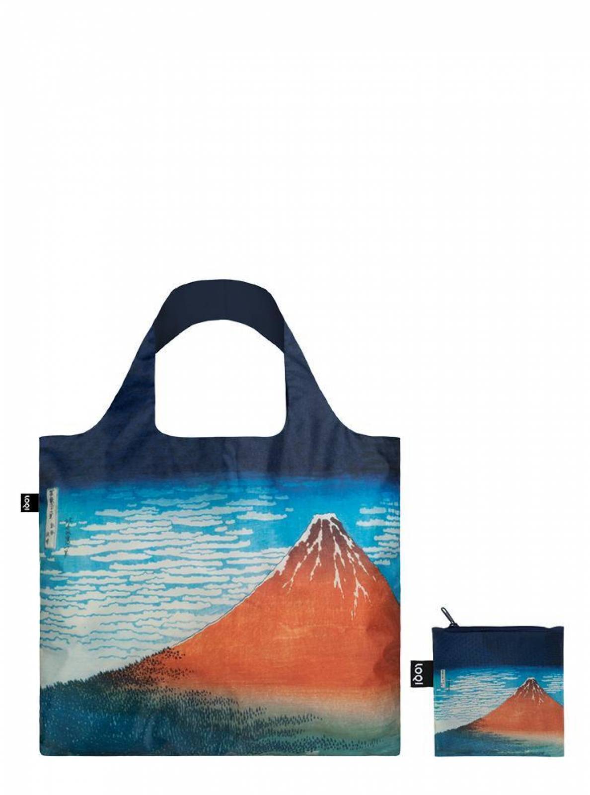 Red Fuji - Reusable Tote Bag With Pouch thumbnails