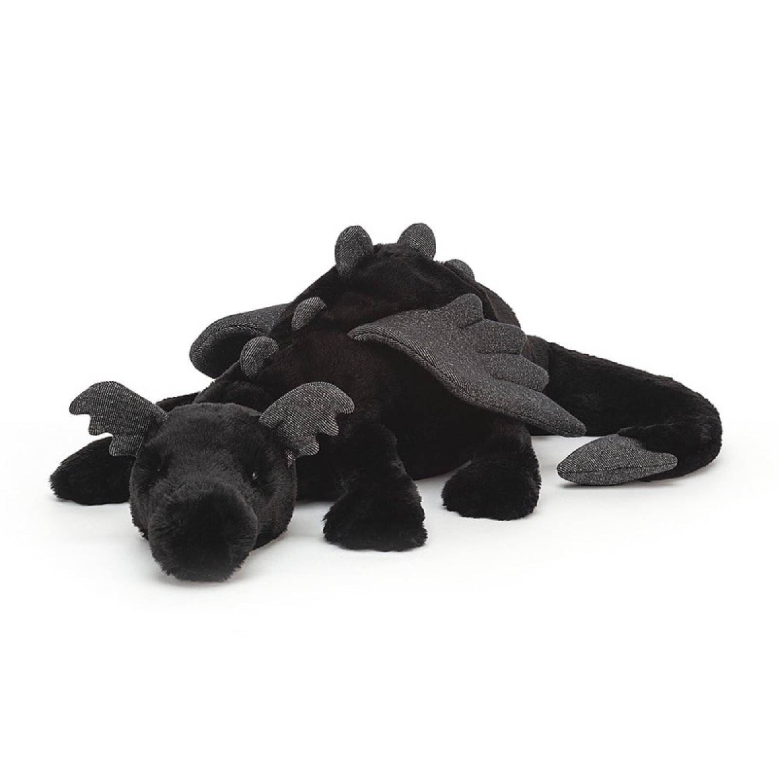 Huge Onyx Dragon Soft Toy By Jellycat 0+