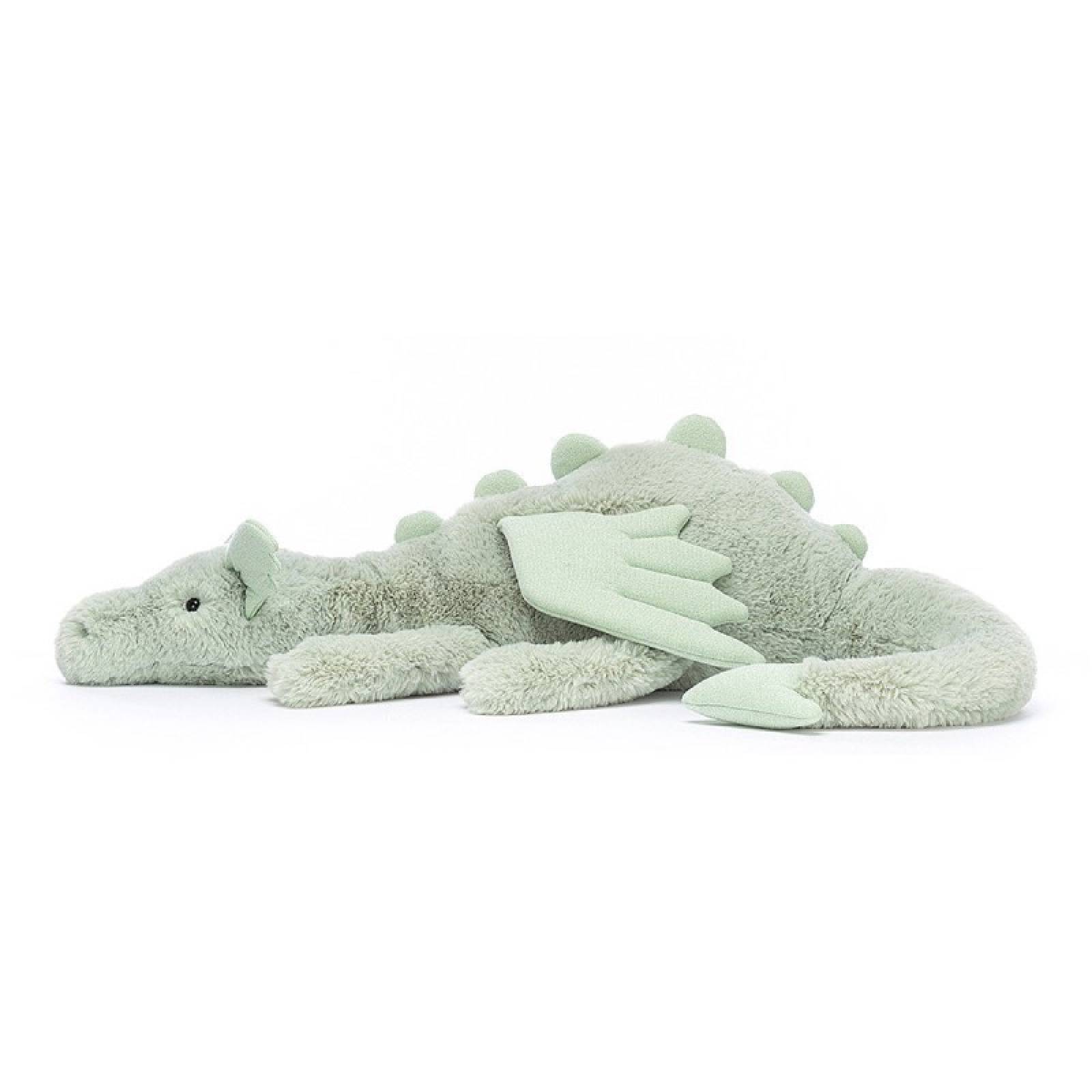 Huge Sage Dragon Soft Toy By Jellycat thumbnails