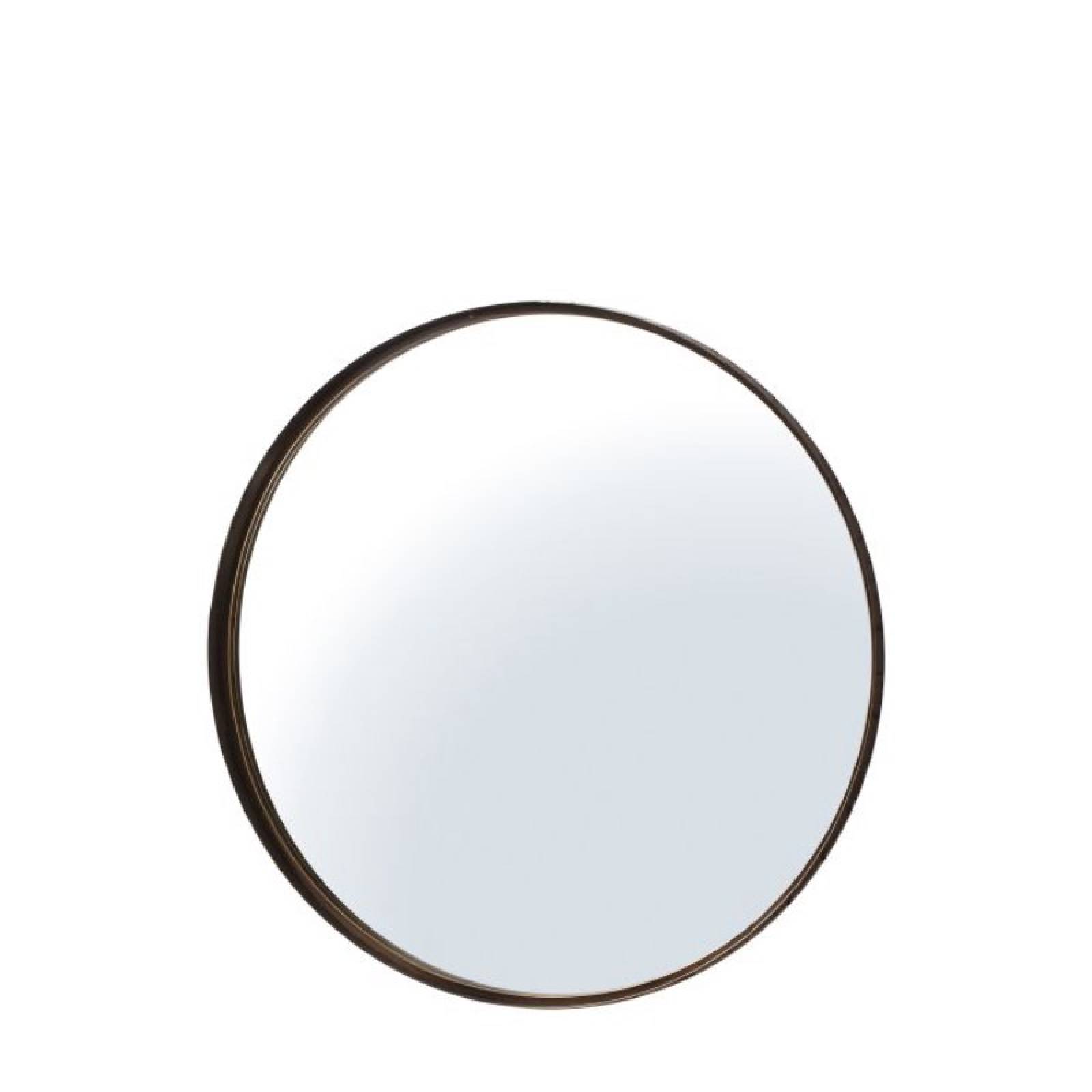 Hutton Circular Mirror In Bronze 84cm