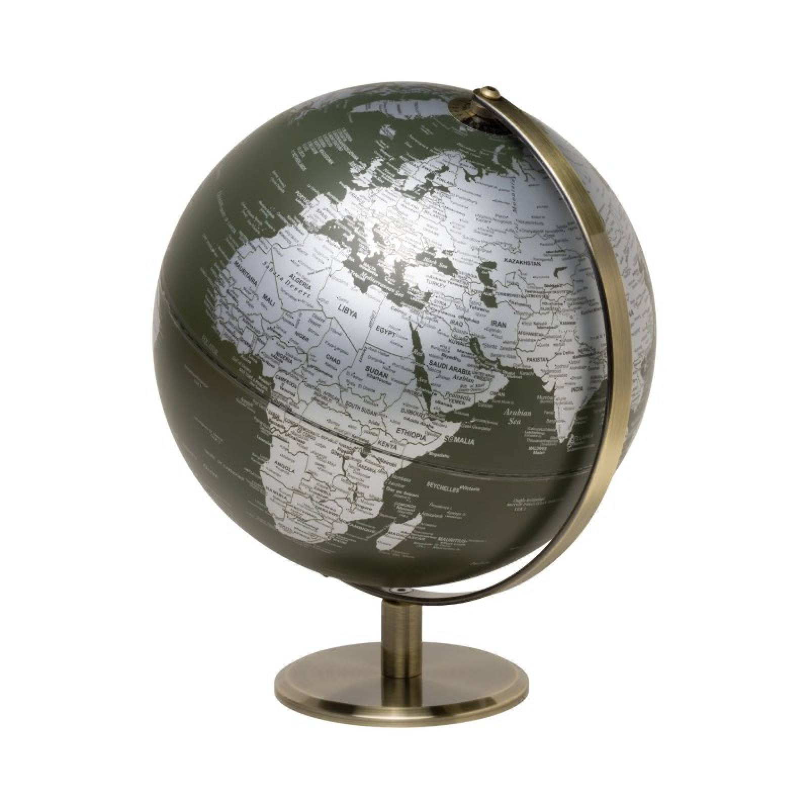 Illuminated World Globe Light - Green