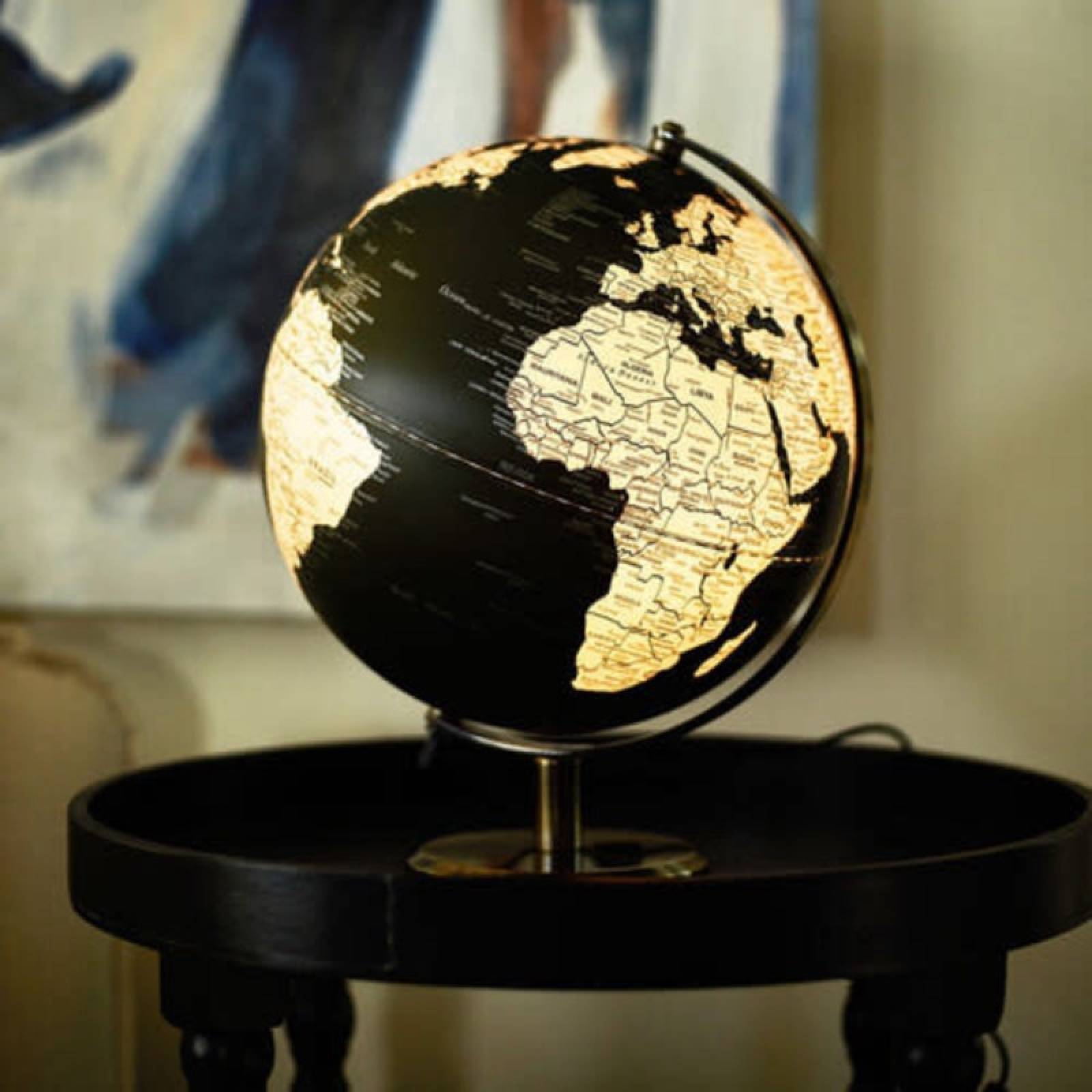 Illuminated World Globe Light - Green thumbnails