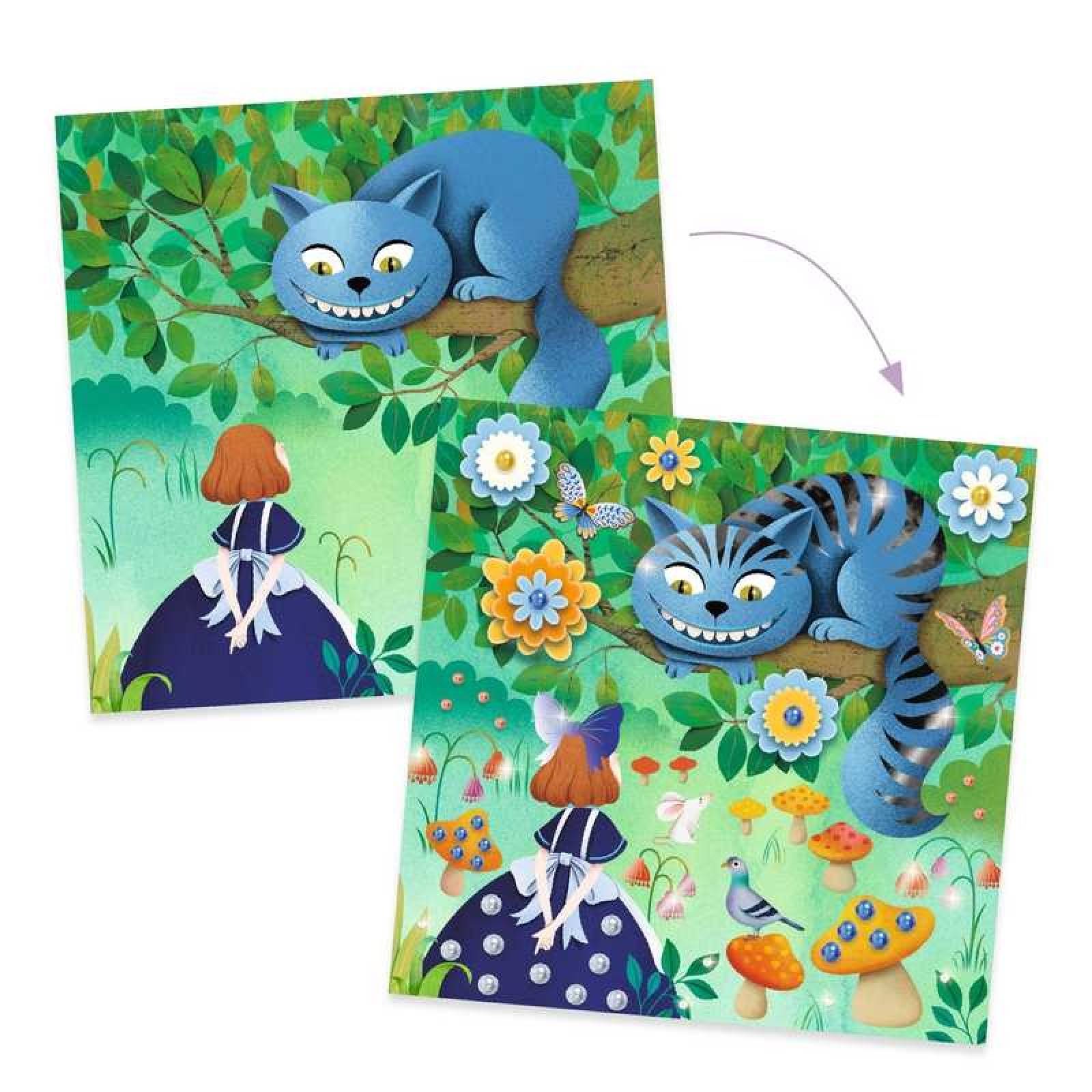 In Wonderland - Decoration Craft Kit By Djeco 6+ thumbnails