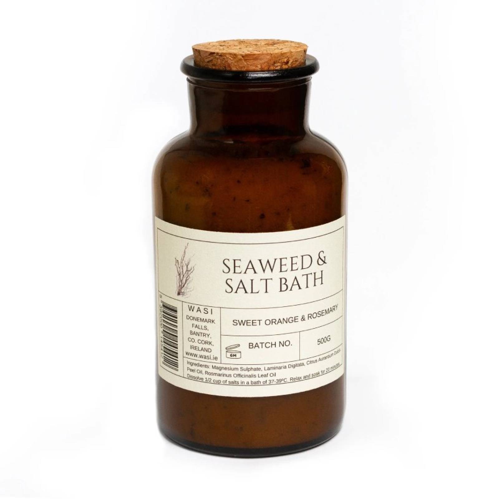 Irish Seaweed Bath Salts By Wasi 500g