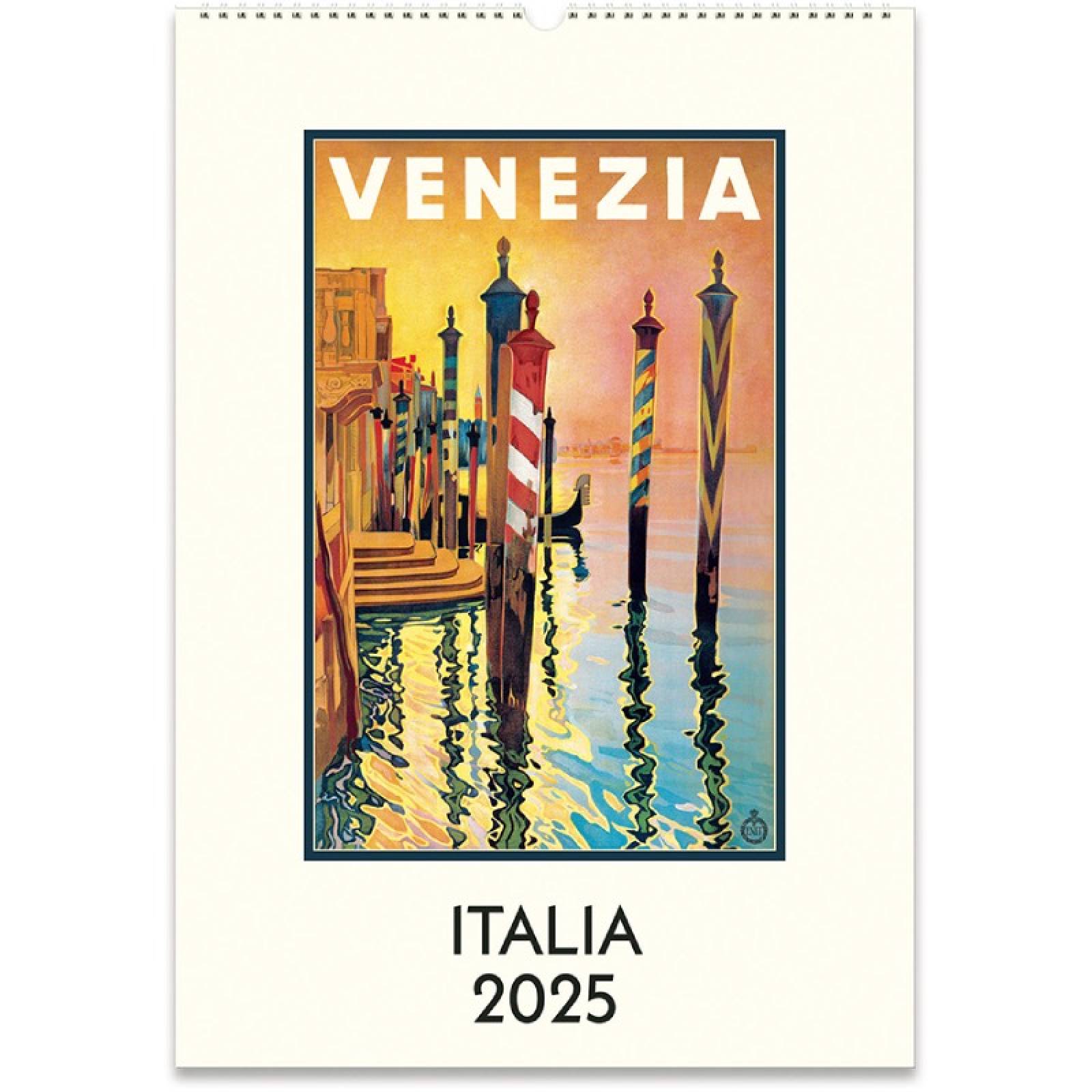 Italia Wall Calendar by Cavallini 2025