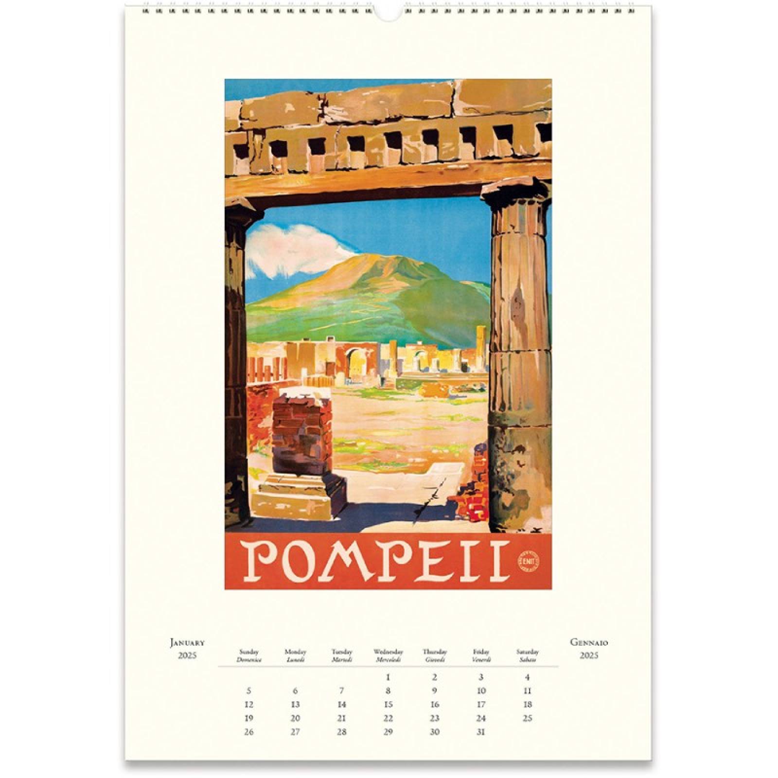 Italia Wall Calendar by Cavallini 2025 thumbnails