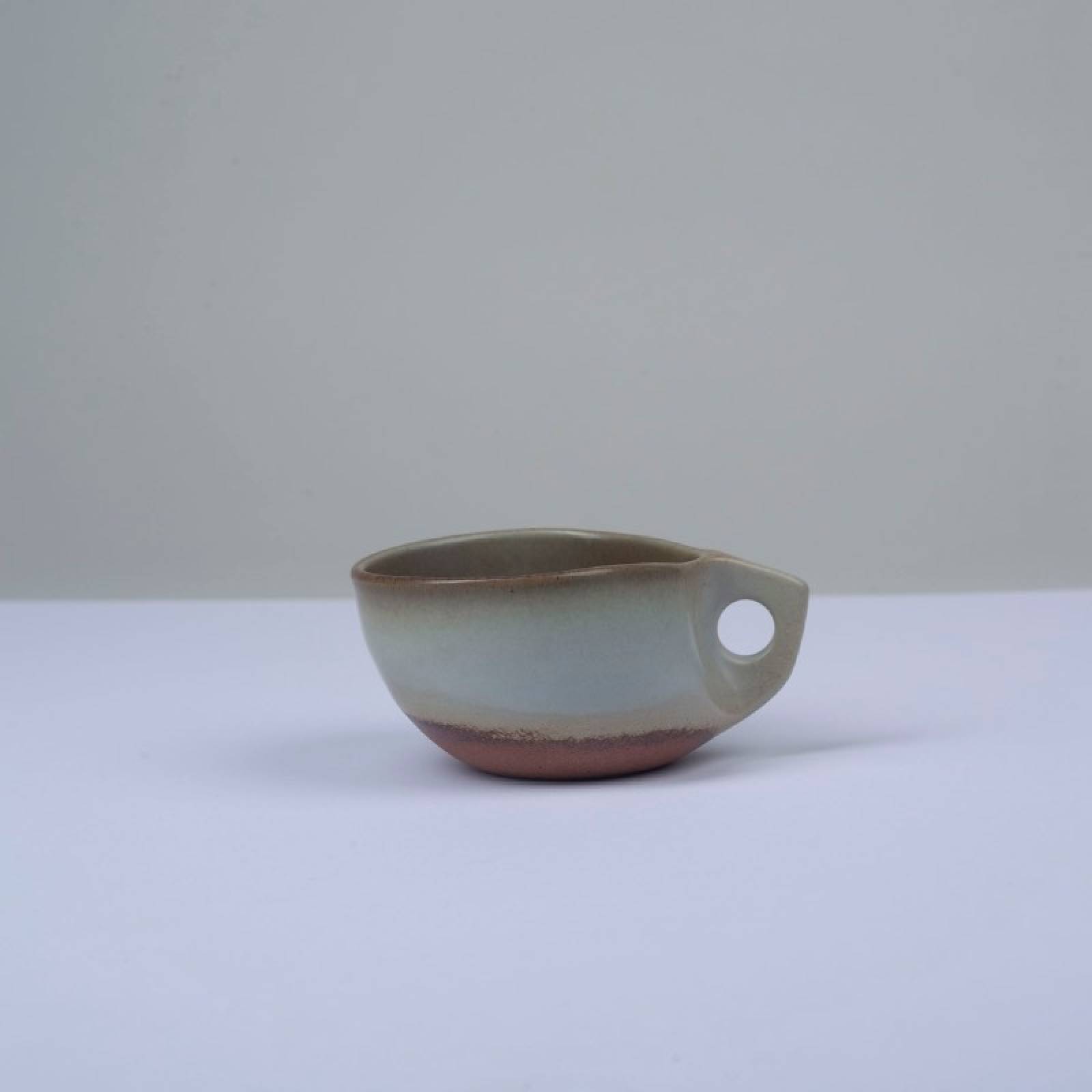 Japanese Cashew Glaze Arc Coffee Cup