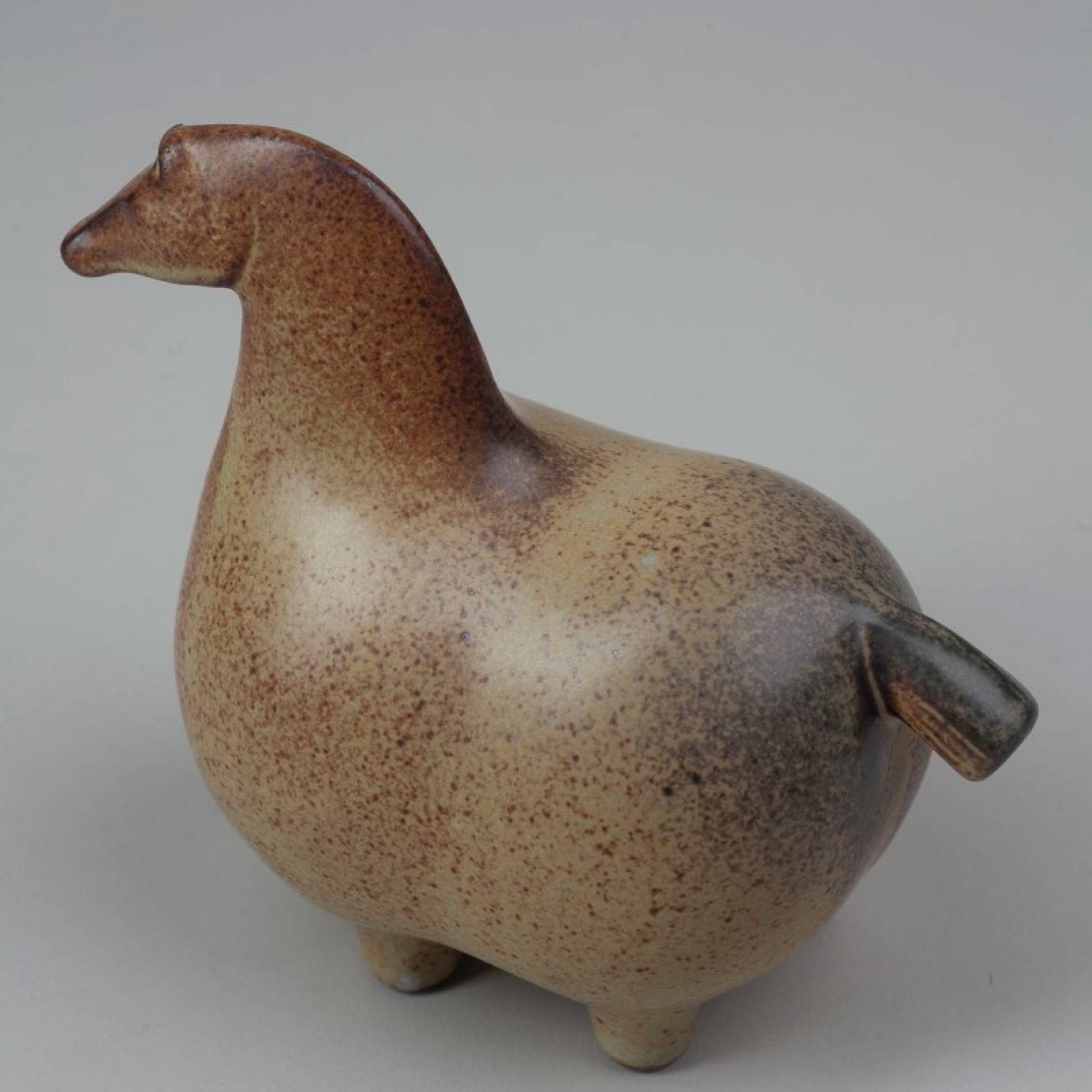 Japanese Ceramic Round Horse Ornament thumbnails