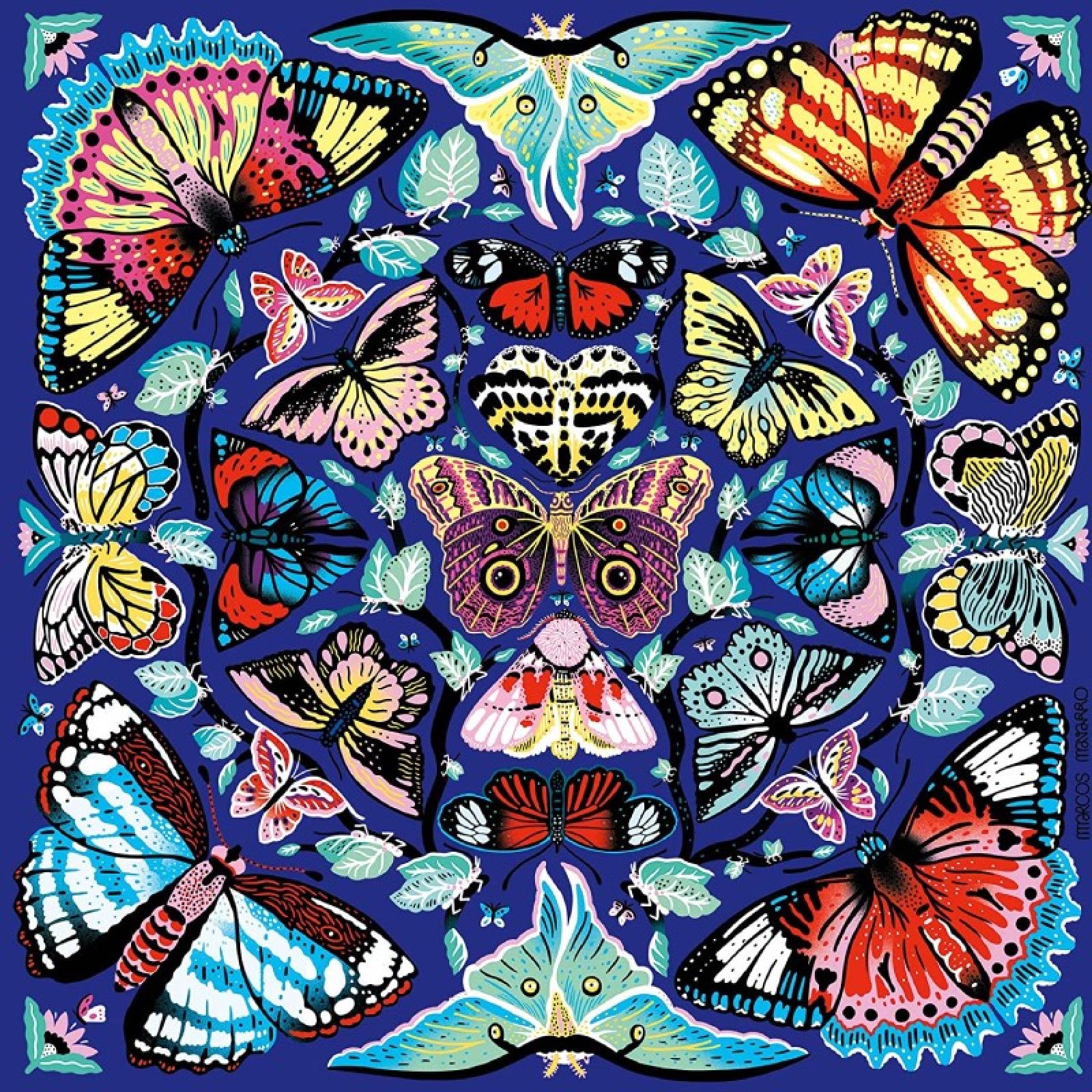 Kaleido Butterflies - 500 Piece Jigsaw Puzzle thumbnails