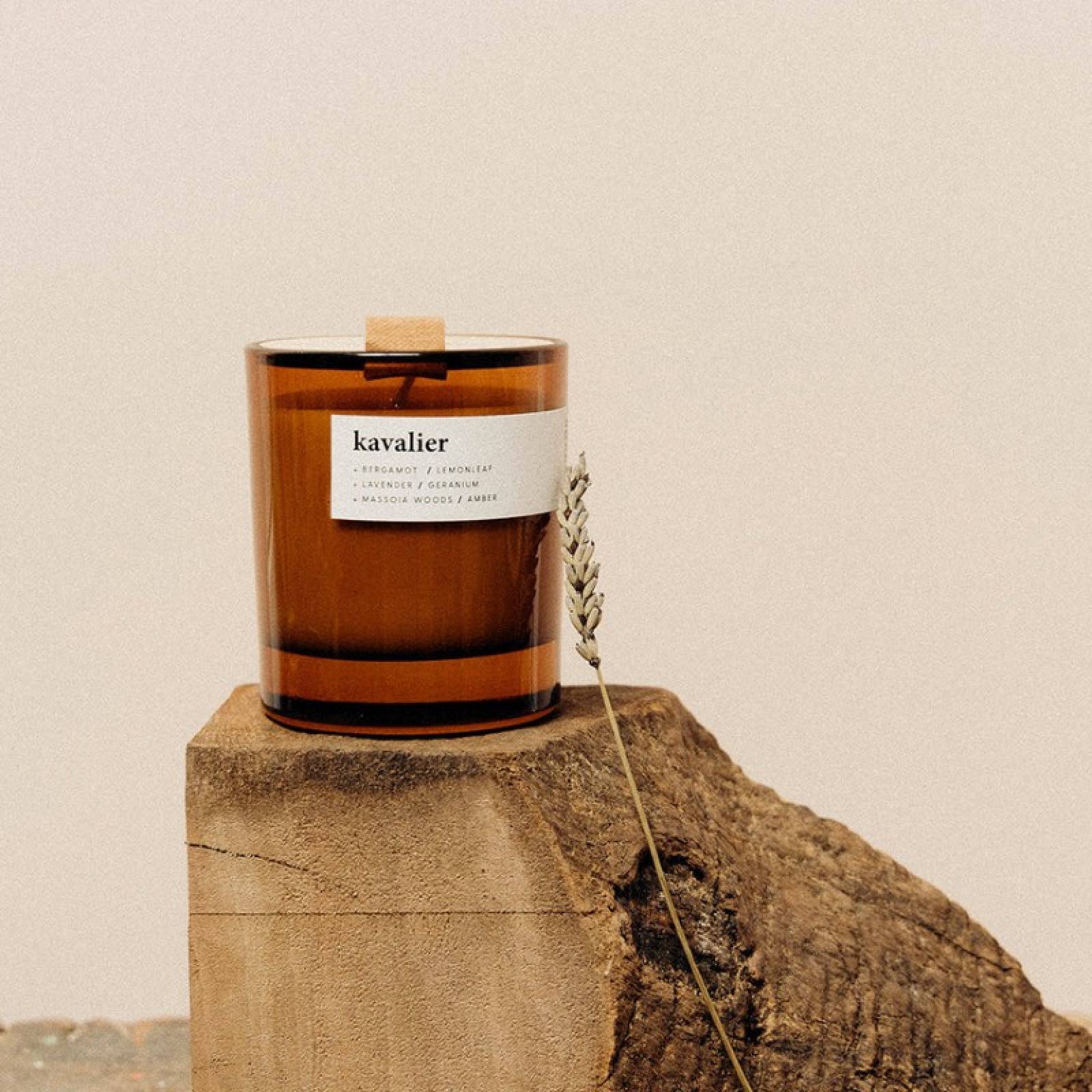 Kavalier - Candle In Amber Glass Jar 200g