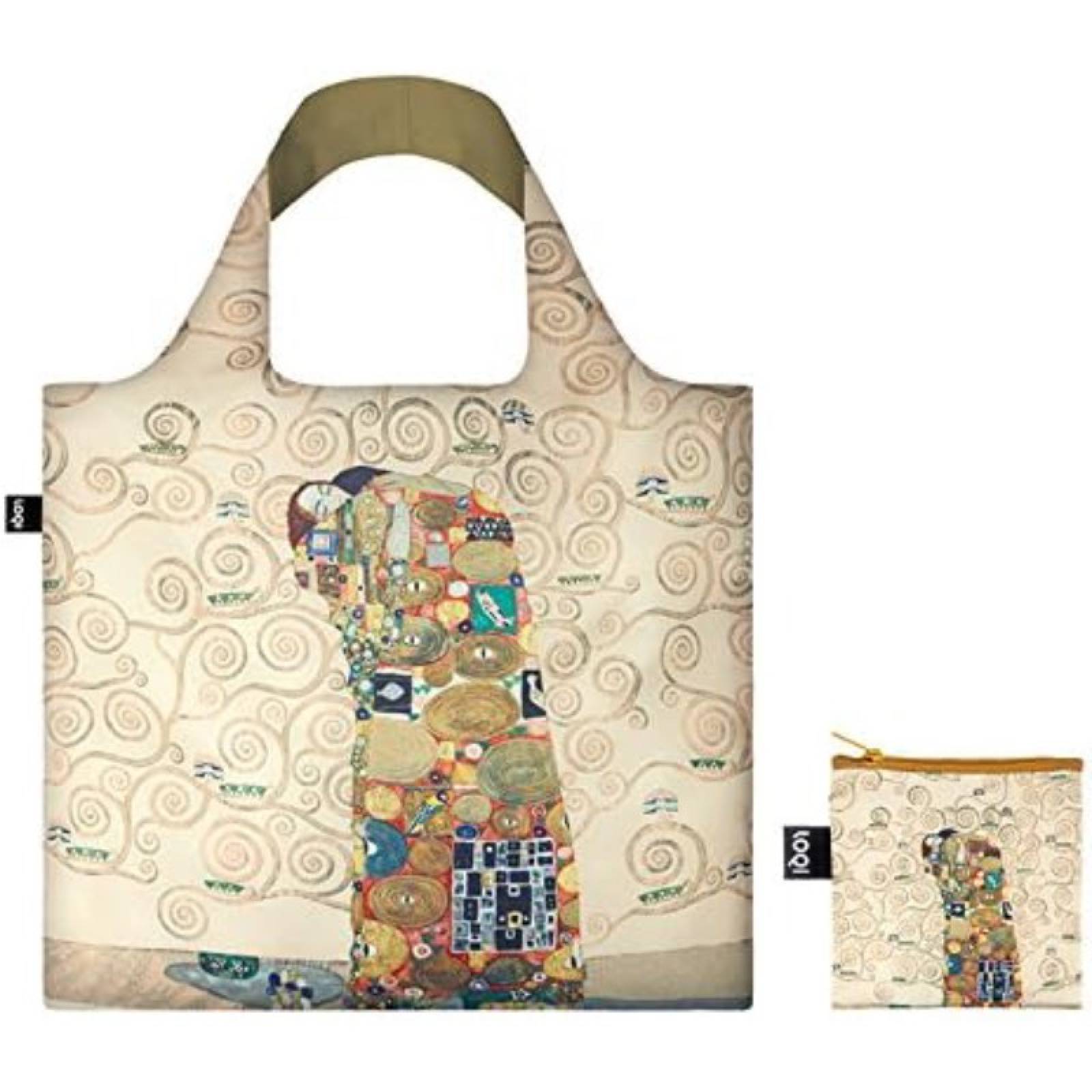 Klimt The Fulfilment - Eco Tote Bag With Pouch