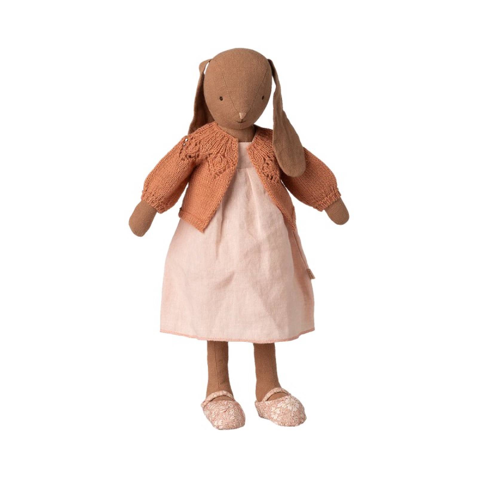 Knitted Cardigan In Vintage Rose For Size 3 Soft Toys By Maileg thumbnails