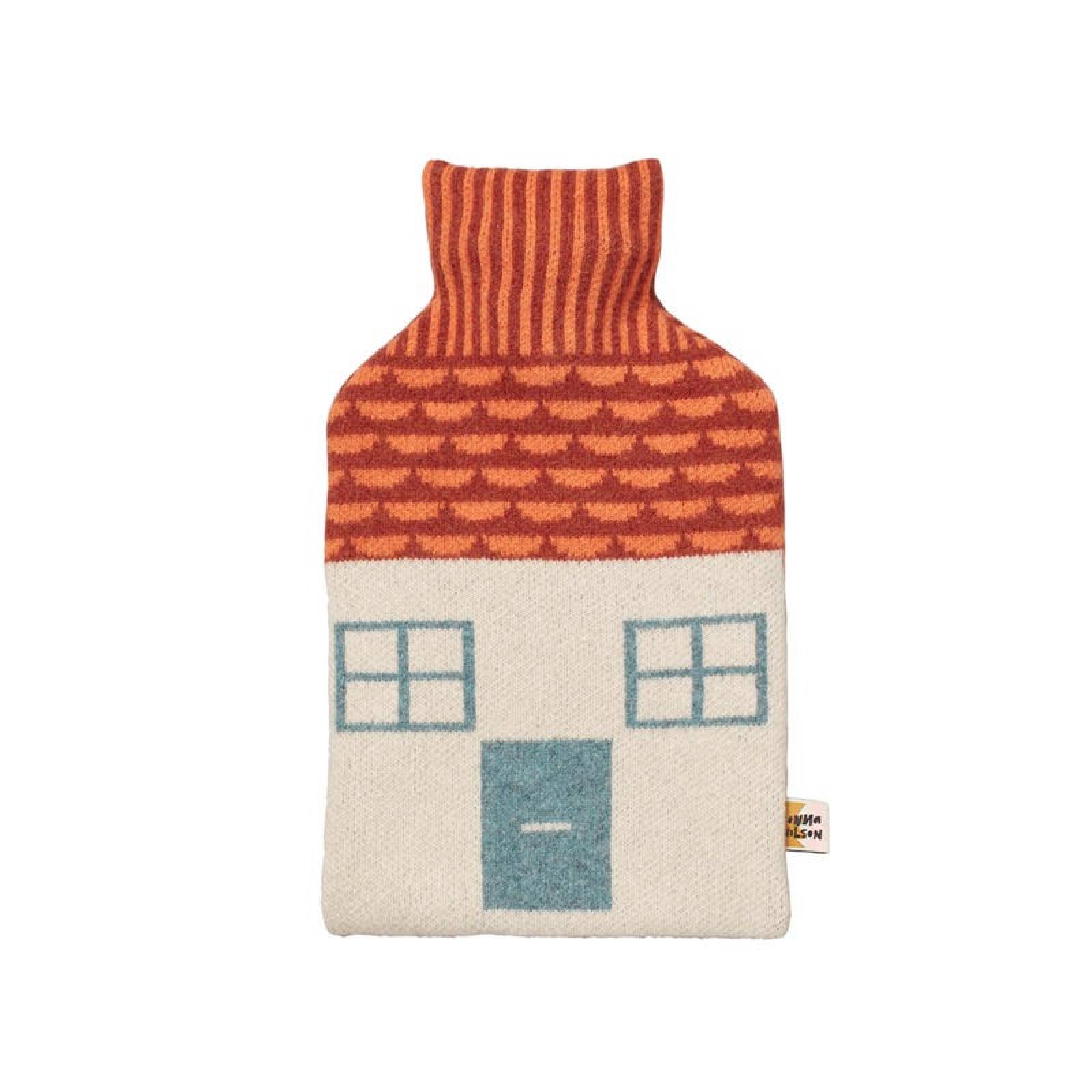 Knitted House Hot Water Bottle