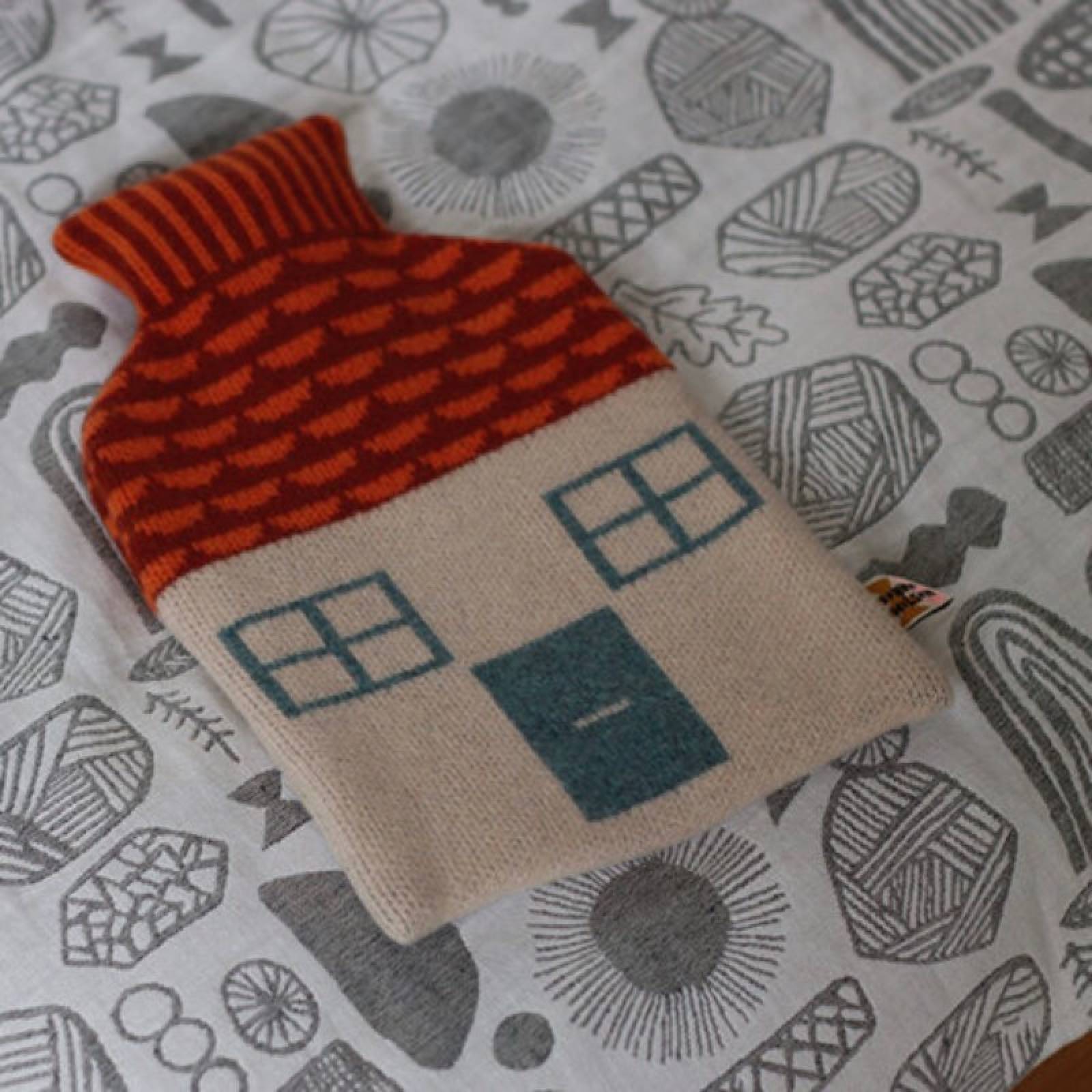 Knitted House Hot Water Bottle thumbnails