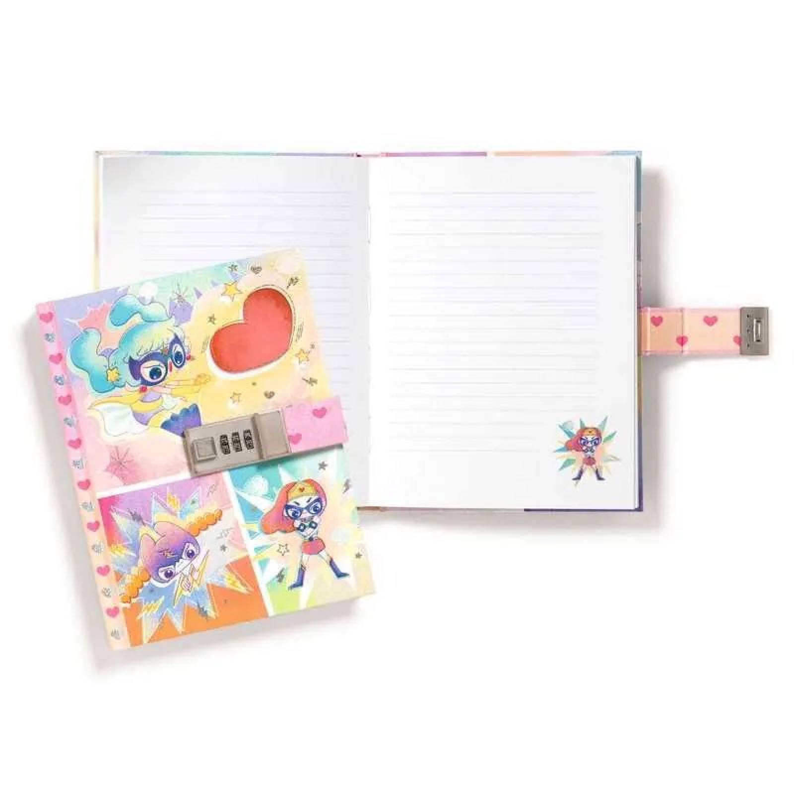 Lam Secret Notebook With Combination Lock By Djeco thumbnails