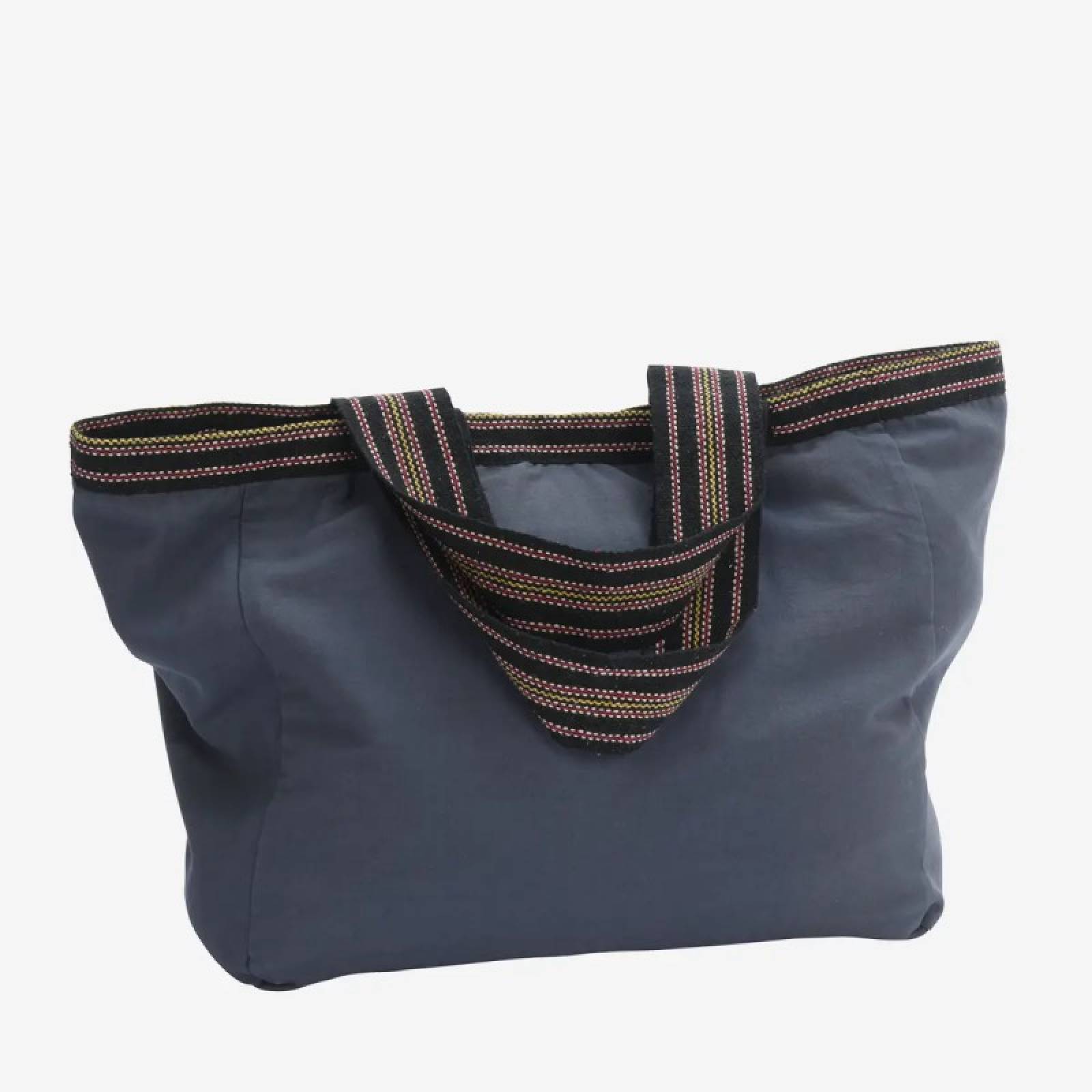 Large Cotton Tote Bag In Blue