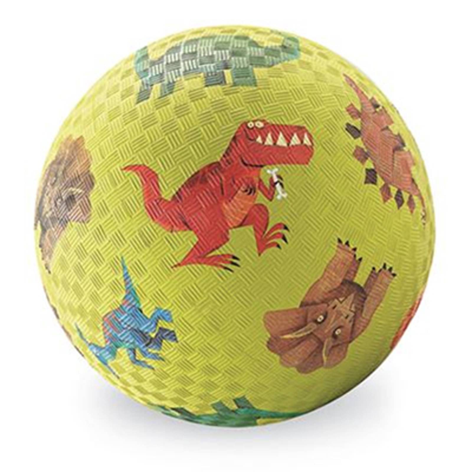 Green Dinosaur - Large Rubber Picture Ball 18cm