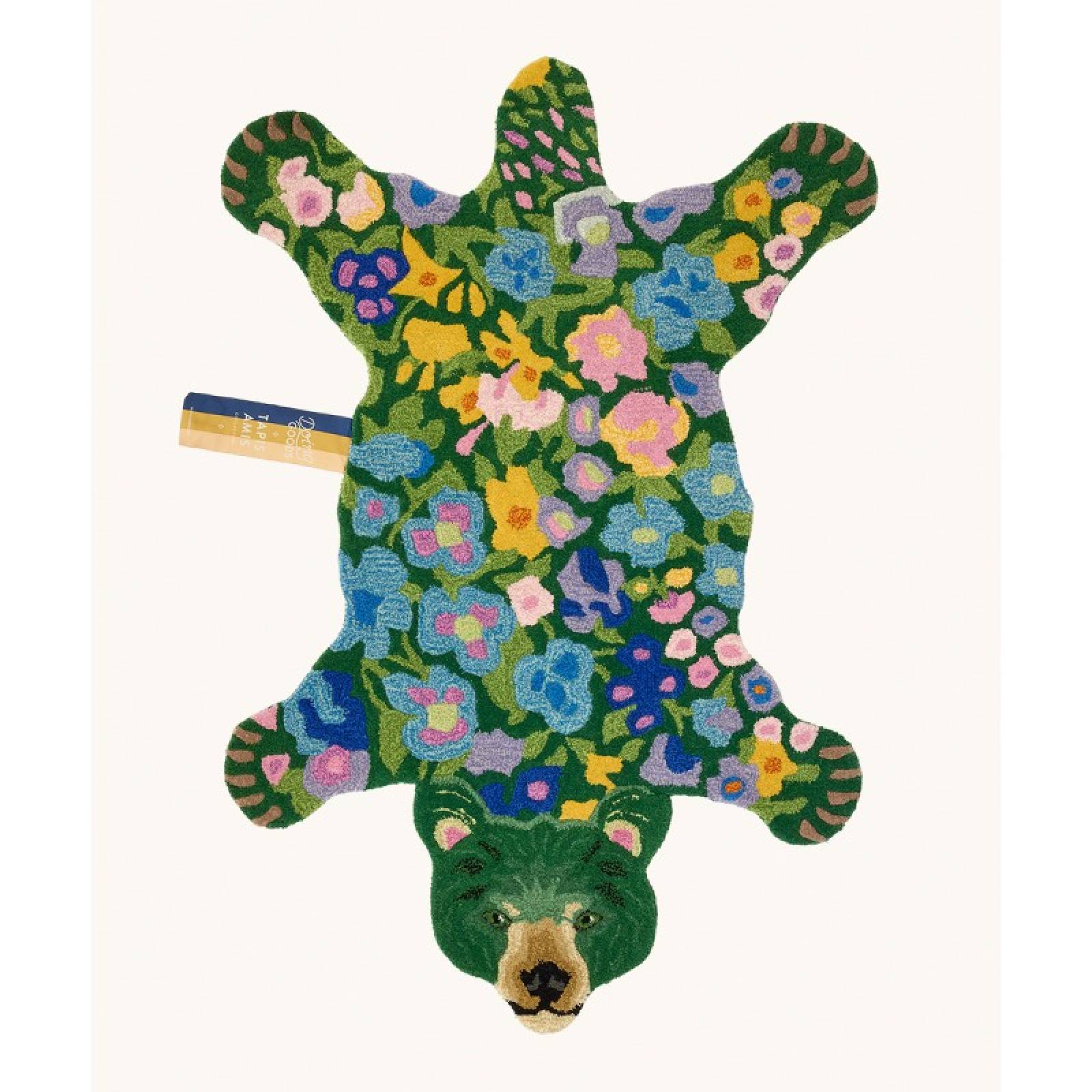 Large Josie Jardin Bear Shaped Wool Rug