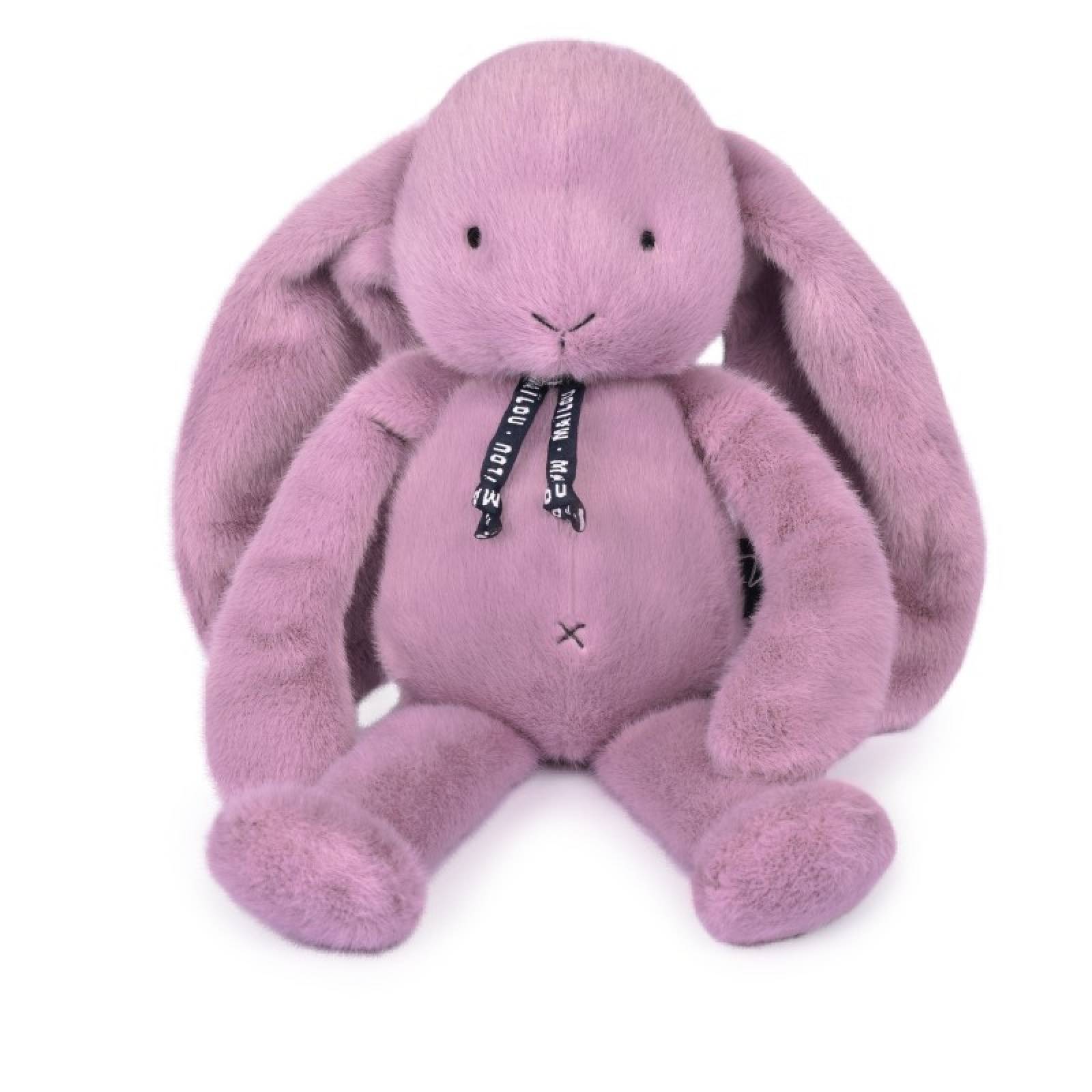 Large Meloe Rabbit In Mauve Soft Toy 0+