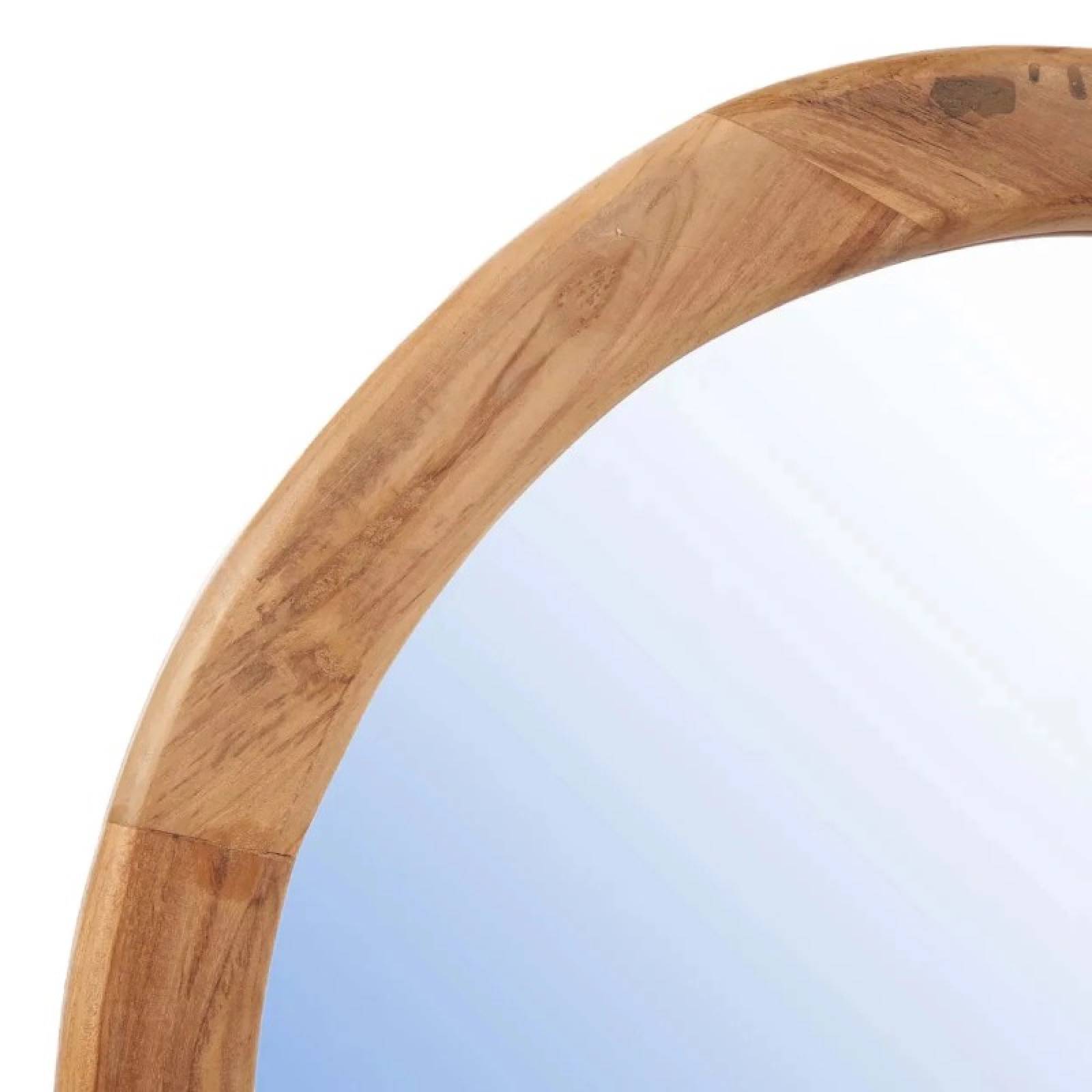Large Pebble Organic Shaped Mirror In Natural thumbnails
