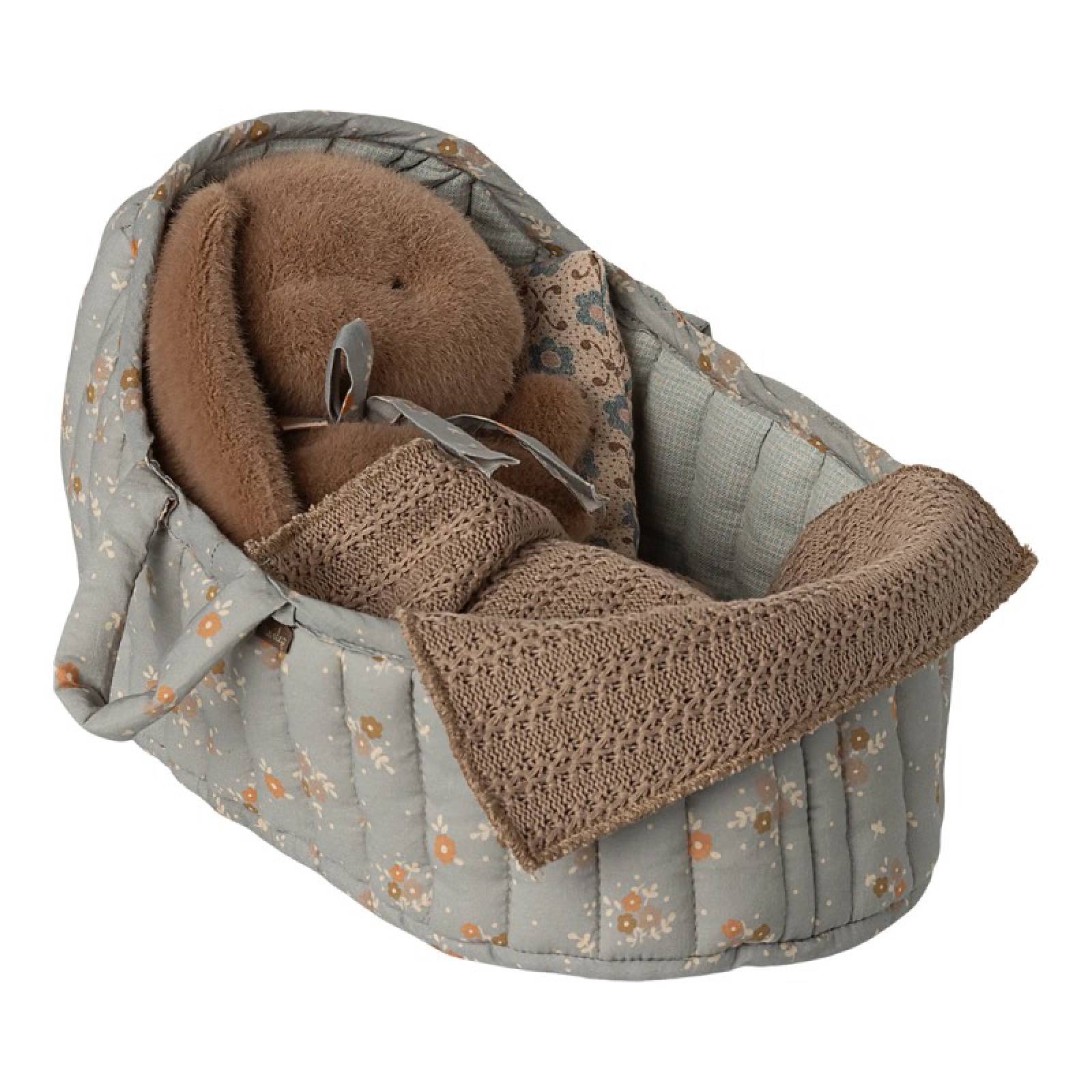 Large Toy Carry Cot In Blue by Maileg 0+ thumbnails