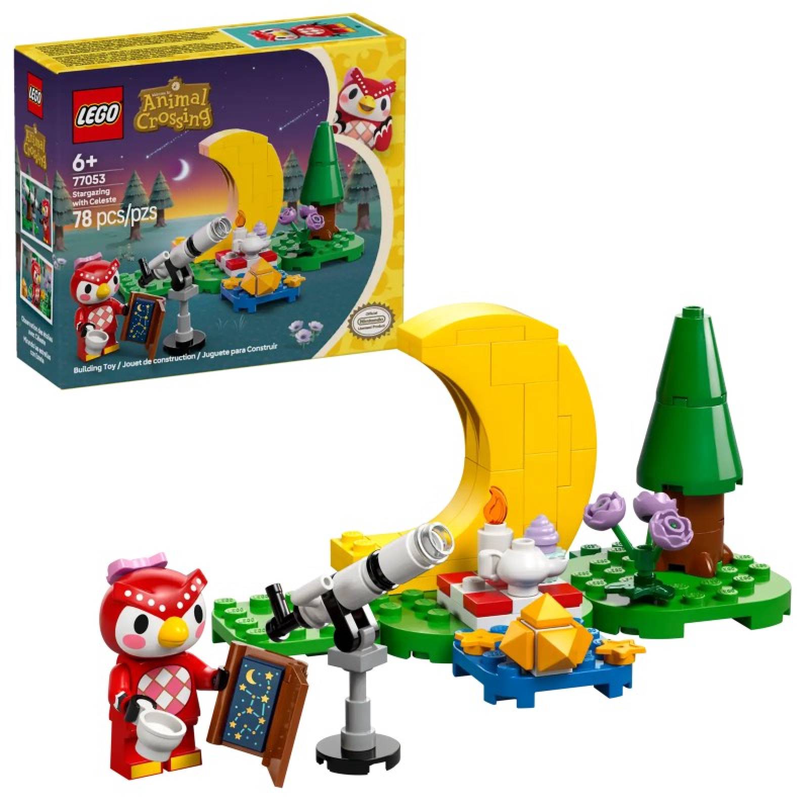 LEGO Animal Crossing Stargazing With Celeste 77053 6+