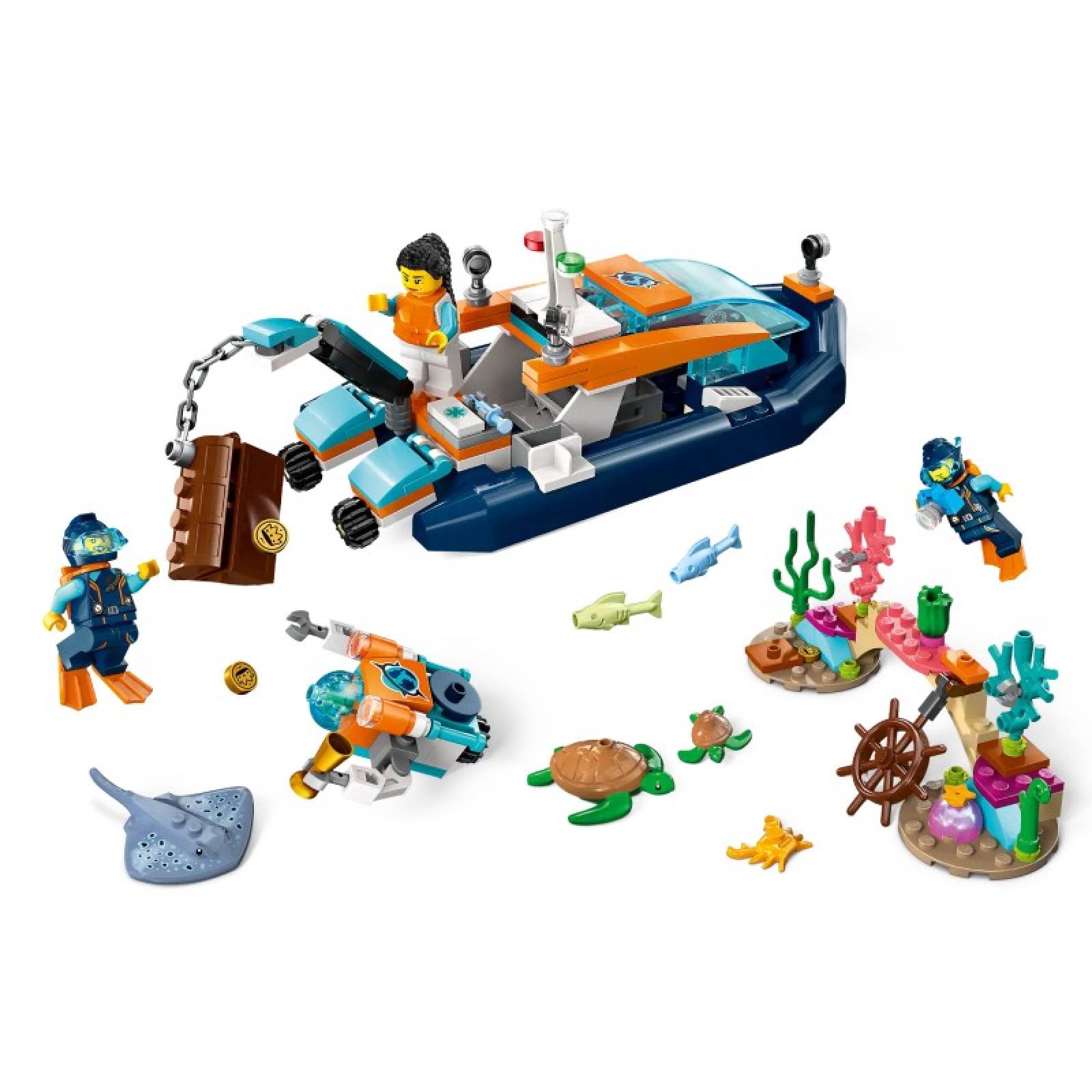 LEGO City Explorer Diving Boat 60377 5+ thumbnails