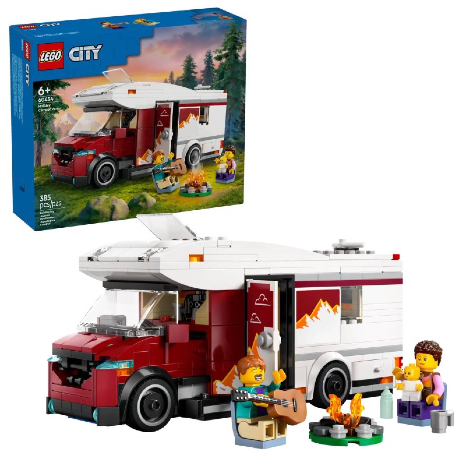 LEGO City Holiday Adventure Camper Van 60454 6+