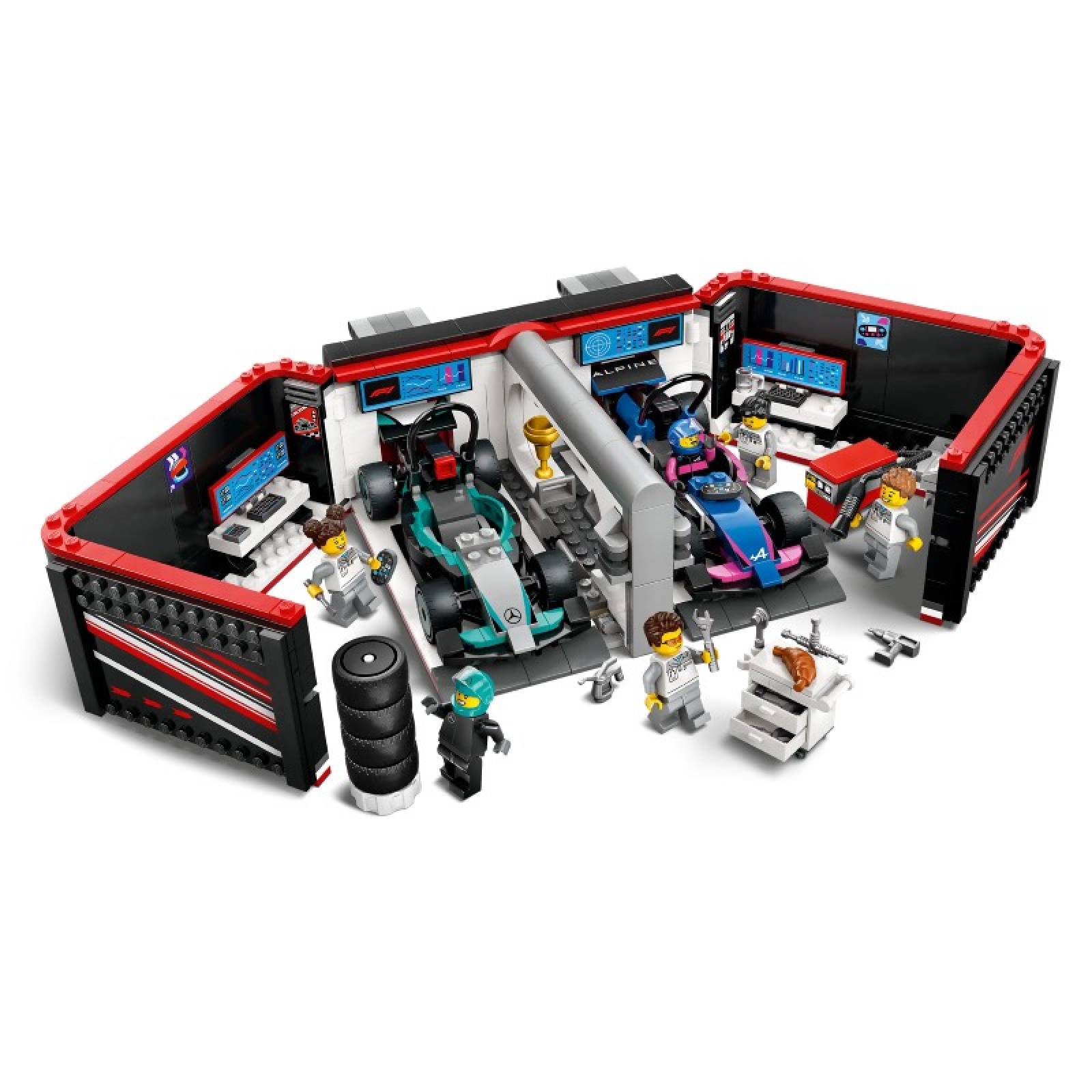 LEGO F1® Garage & Mercedes-AMG & Alpine Cars 60444 7+ thumbnails