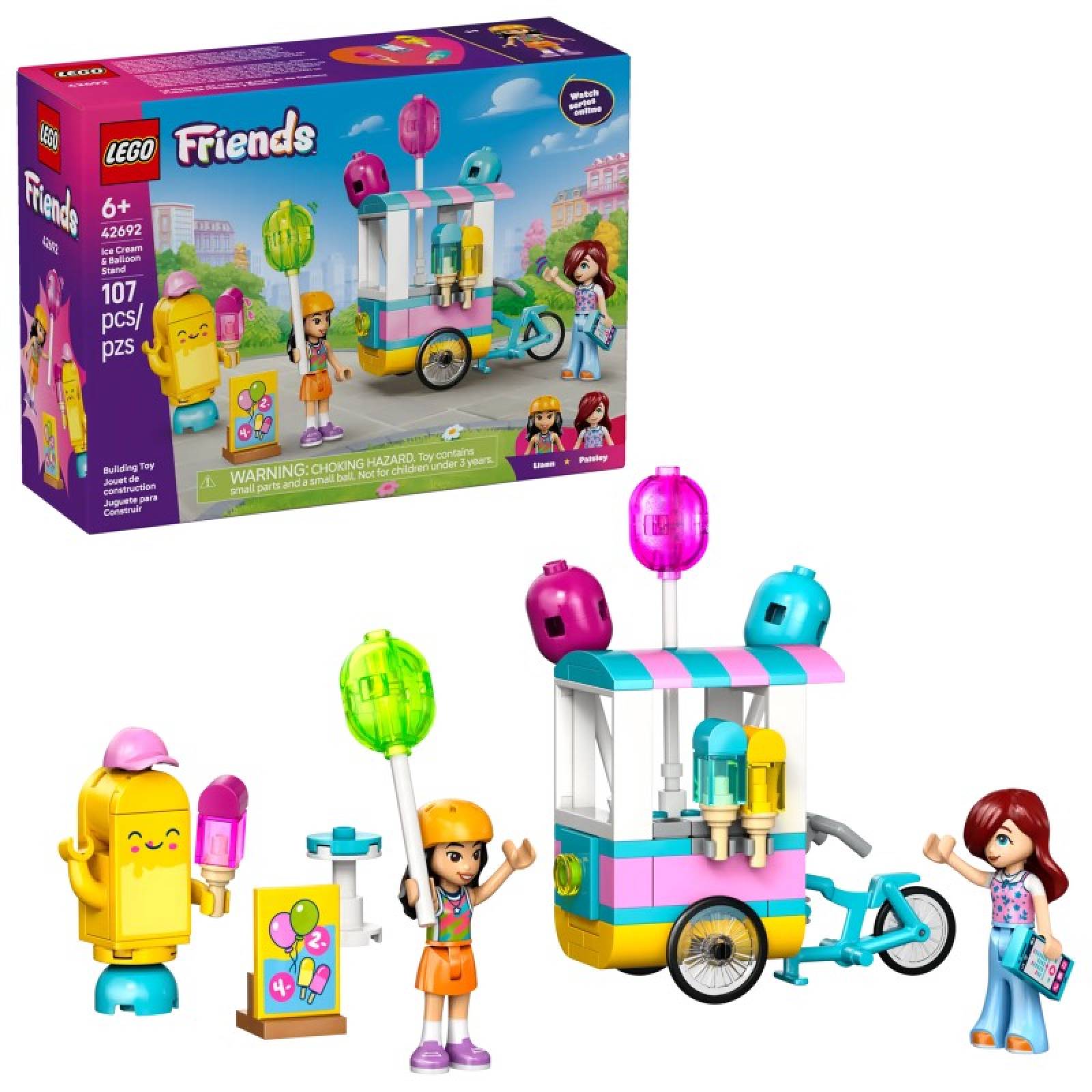 LEGO Ice Cream & Balloon Stand 42692 6+