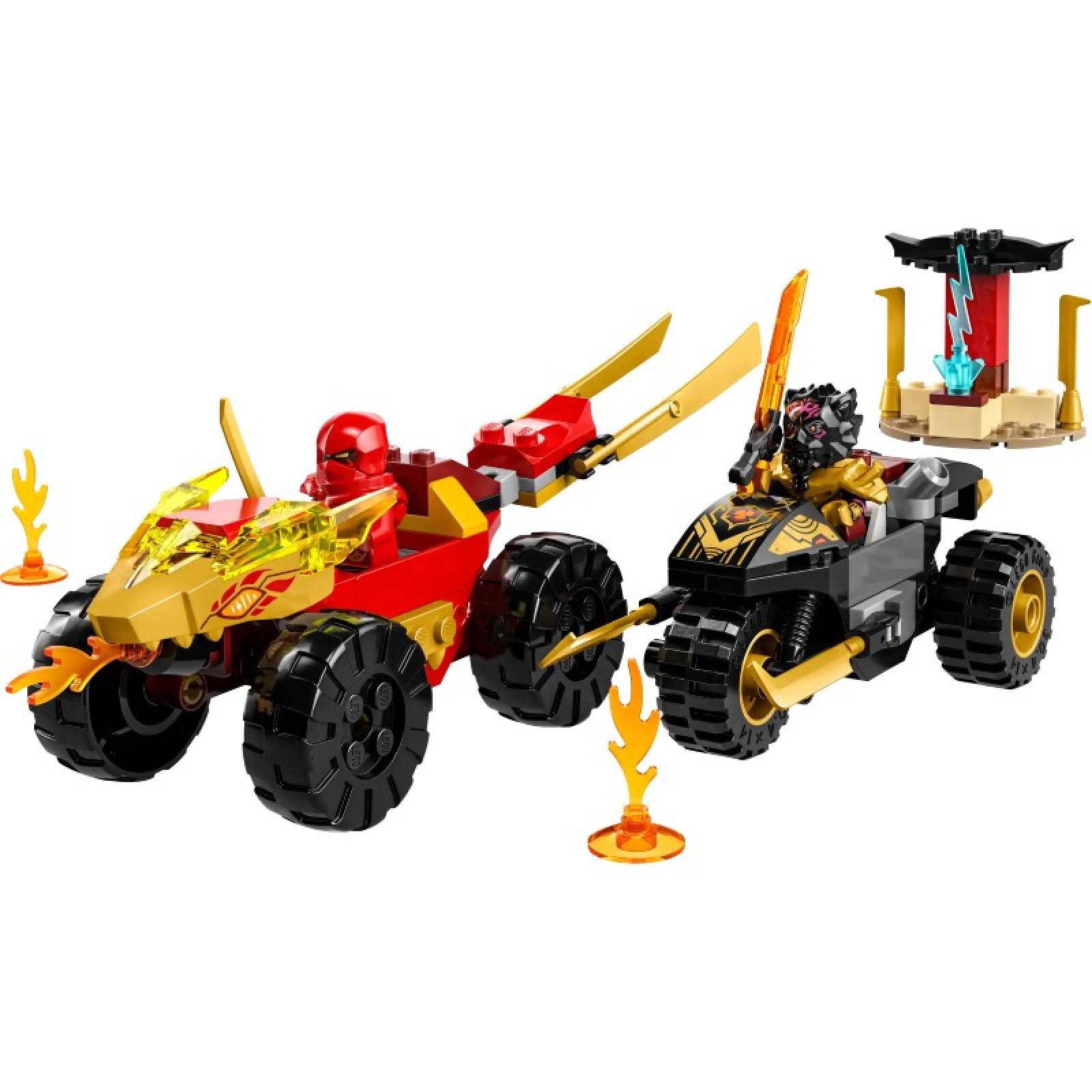 LEGO Ninjago Kai and Ras's Car and Bike Battle 71789 4+ thumbnails